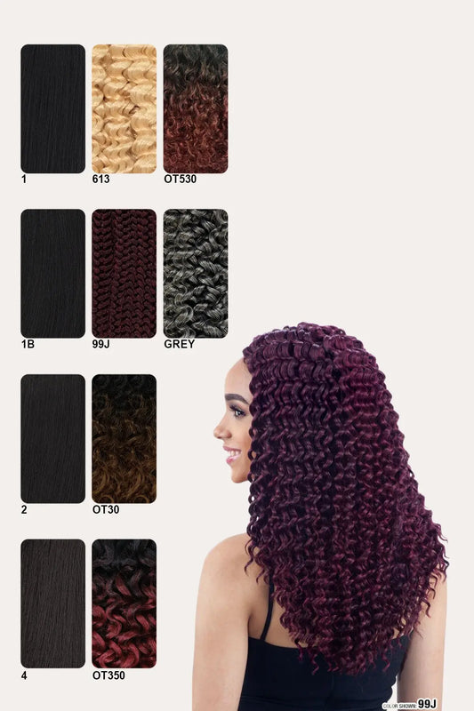 SHAKE N GO FREETRESS CROCHET BRAID DEEP TWIST 14" SHAKE N GO
