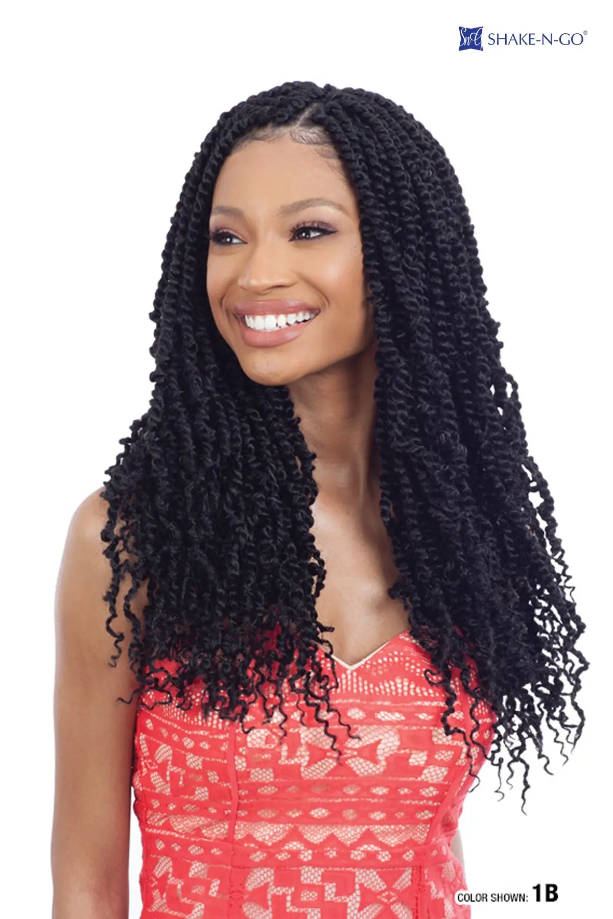 SHAKE N GO FREETRESS CROCHET BRAIDS SPRING TWIST 18" - BSW BEAUTY CANADA