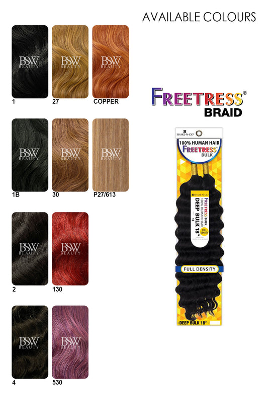 SHAKE N GO FREETRESS -  DEEP BULK 18" - BSW BEAUTY CANADA