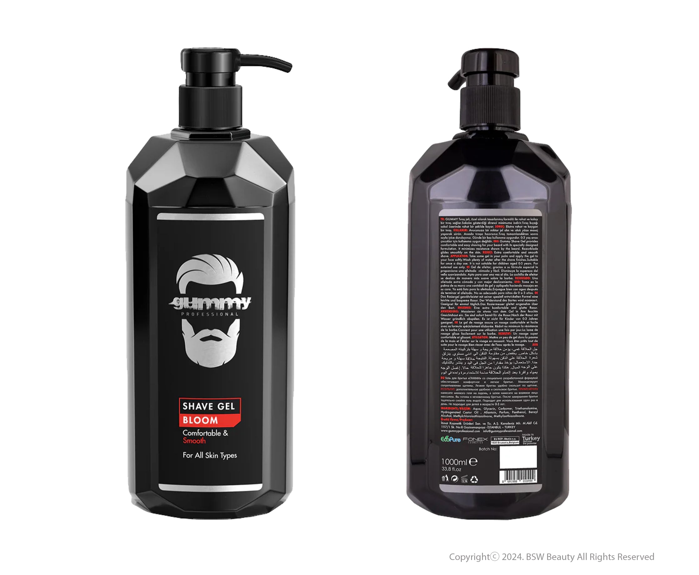 GUMMY SHAVE GEL BLOOM 1000ml