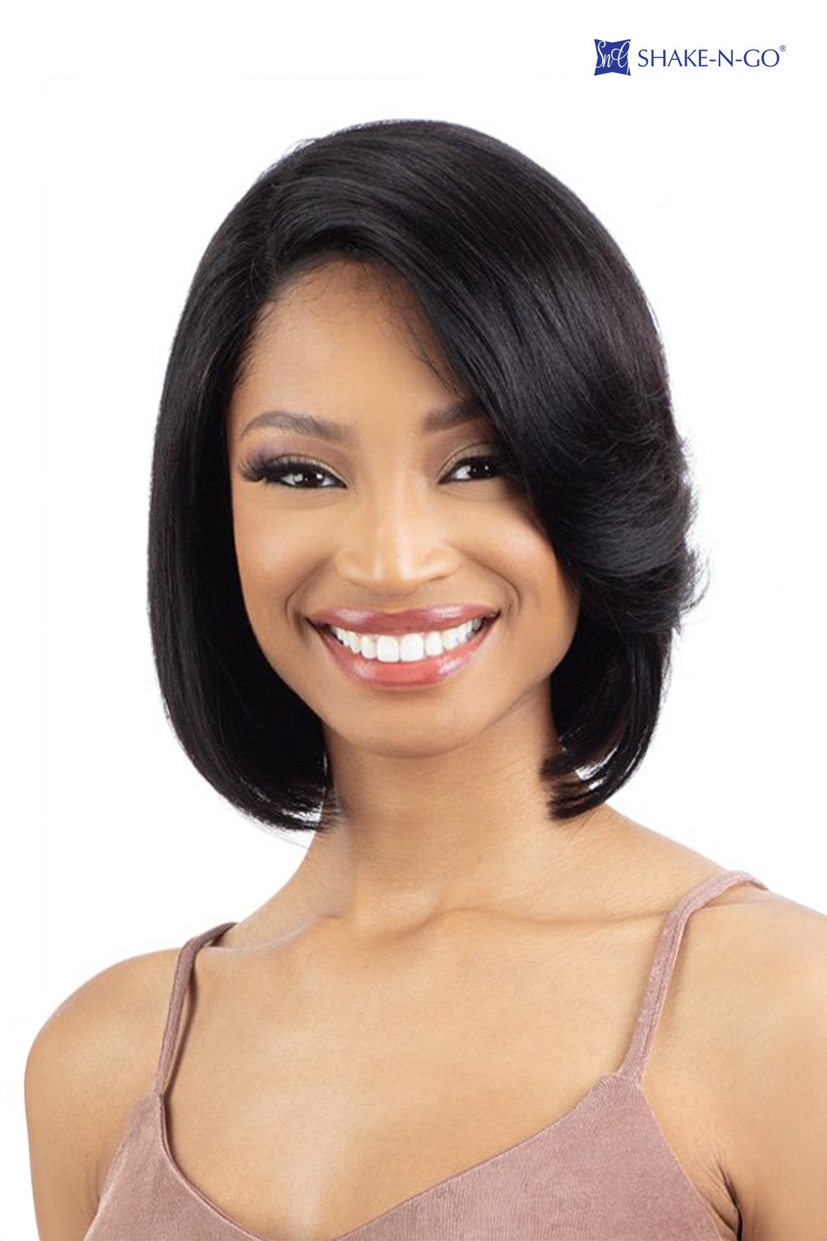 SHAKE N GO GOLDEN 100% HUMAN HAIR 5" DEEP PART LACE FRONT WIG - GLADYS - BSW BEAUTY CANADA