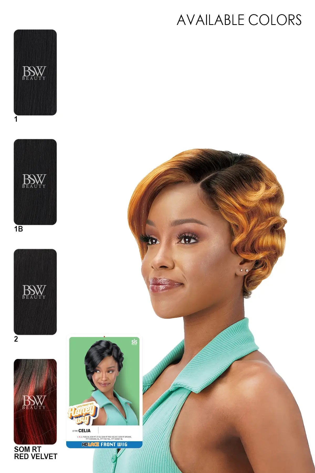 ZURY SIS HD LACE FRONT HONEY WIG - CELIA - BSW BEAUTY CANADA