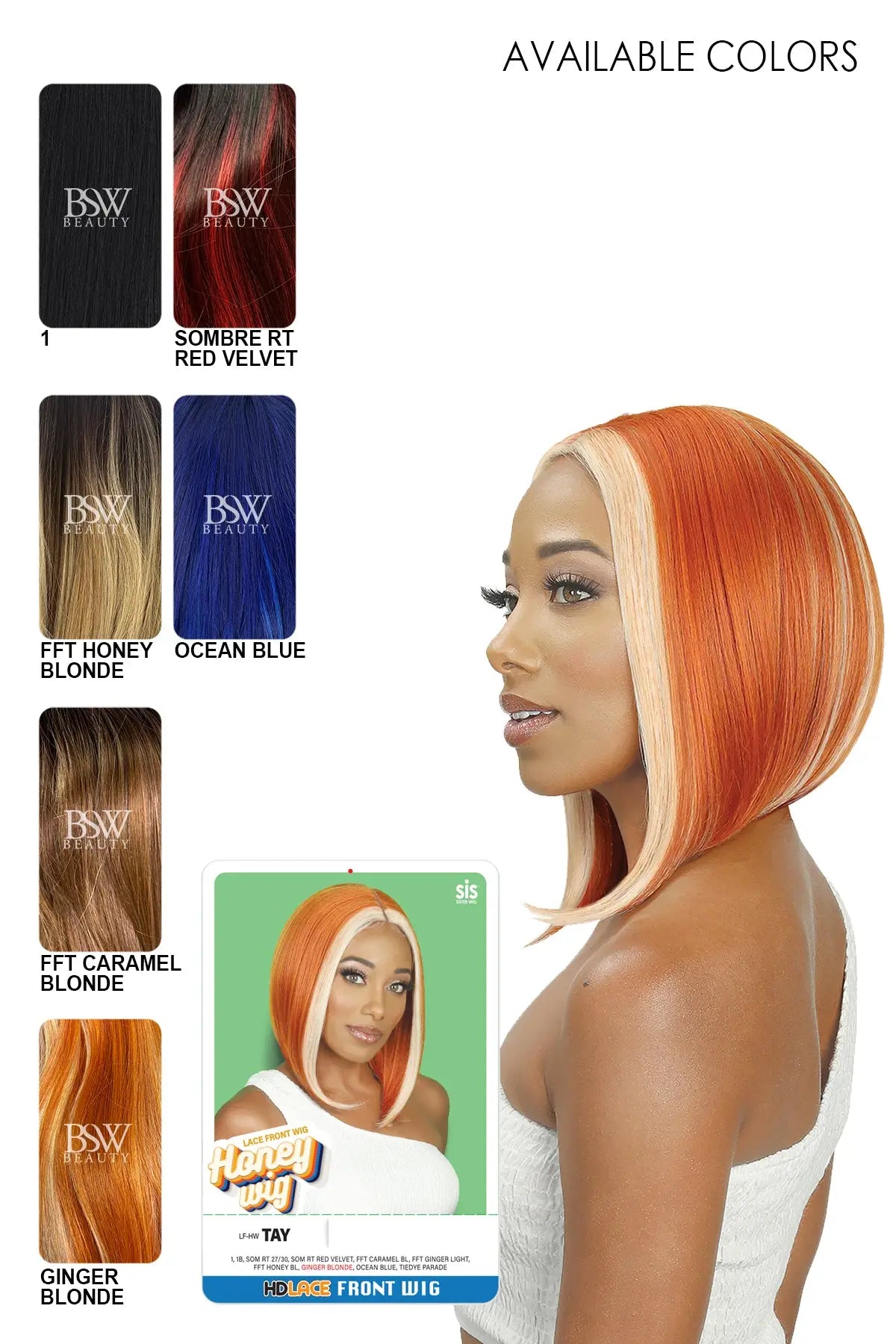 ZURY SIS HD LACE FRONT HONEY WIG - TAY - BSW BEAUTY CANADA