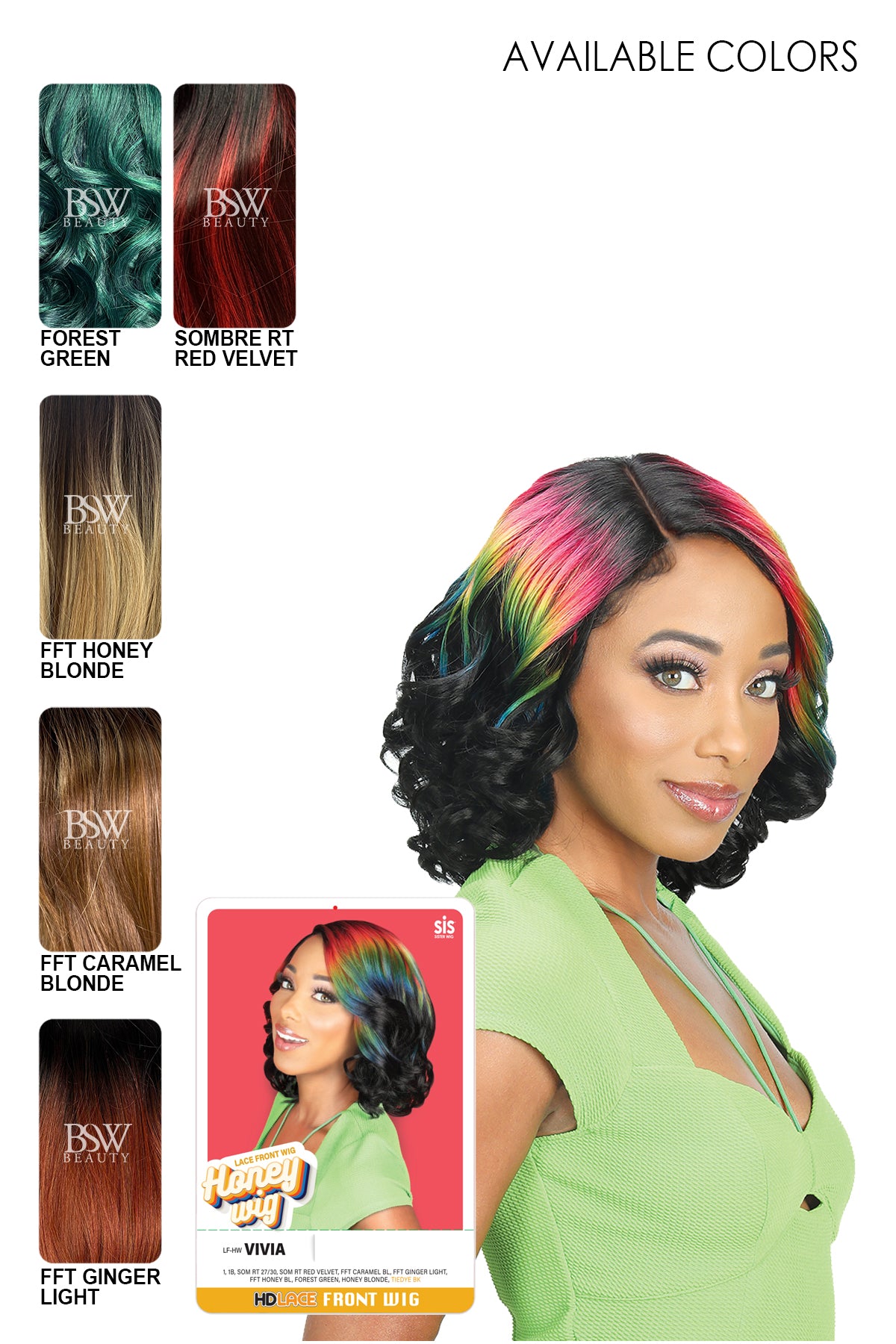 ZURY SIS HD LACE FRONT HONEY WIG - VIVIA - BSW BEAUTY CANADA