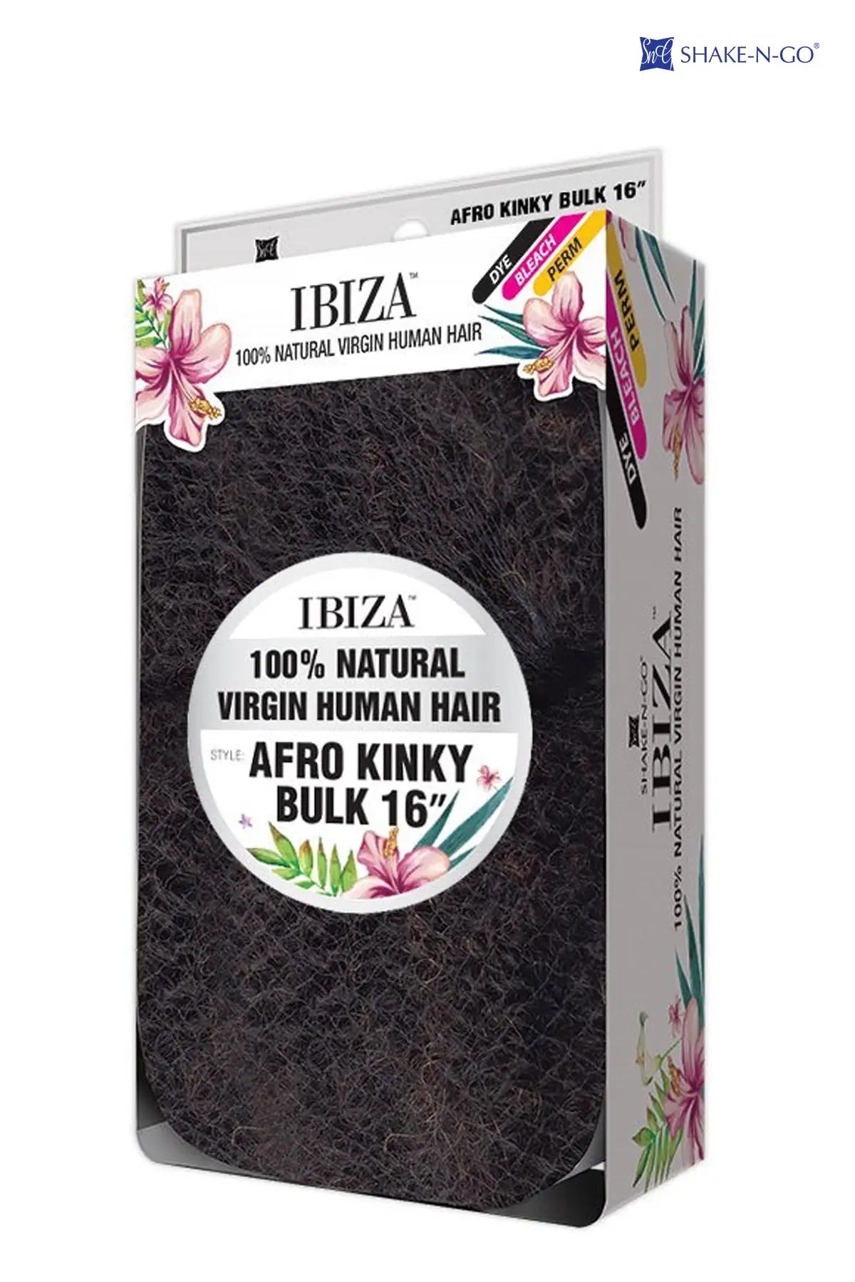 SHAKE N GO VIRGIN HUMAN HAIR IBIZA AFRO KINKY BULK 16