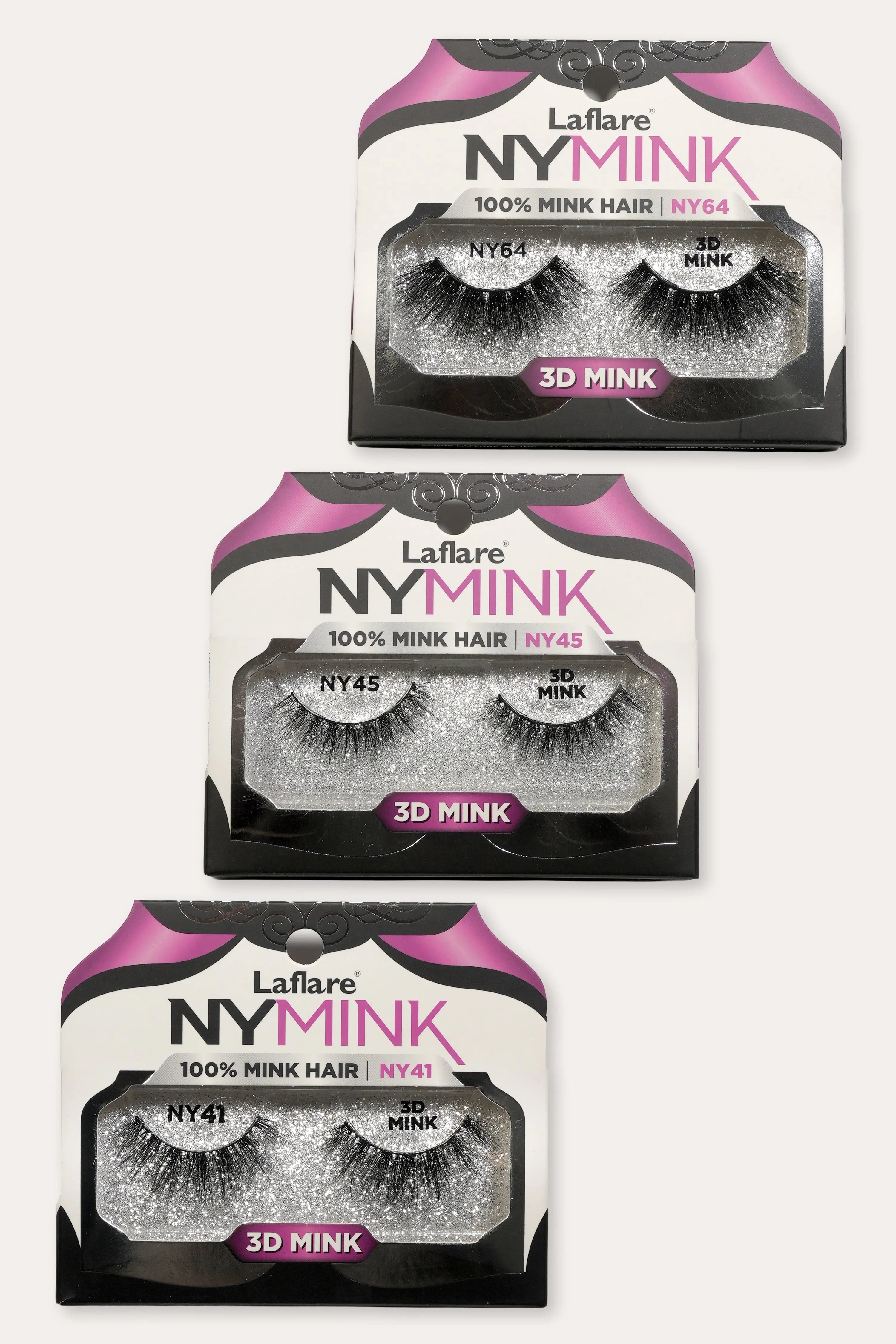 LAFLARE  3D NY MINK LASHES