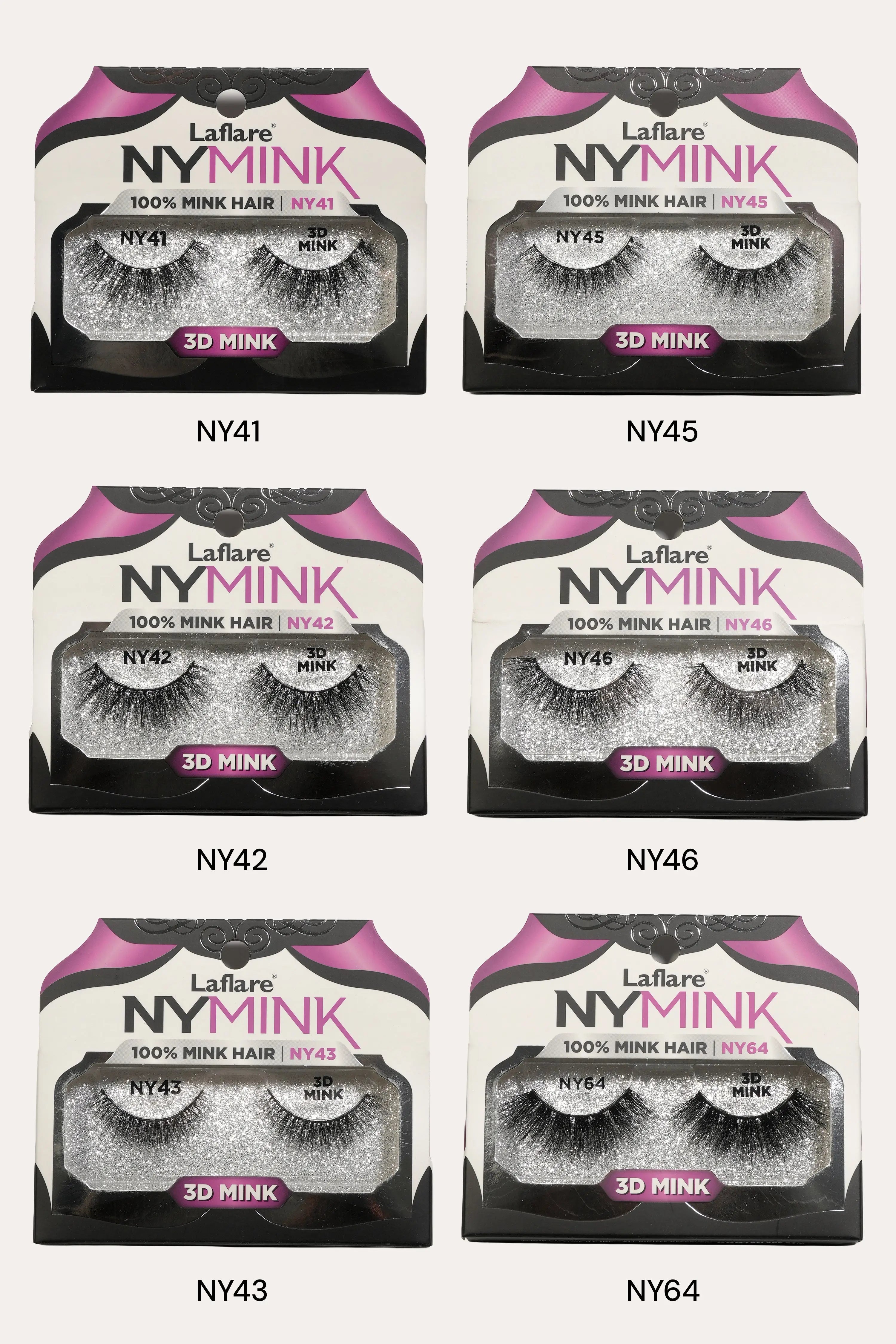 LAFLARE  3D NY MINK LASHES