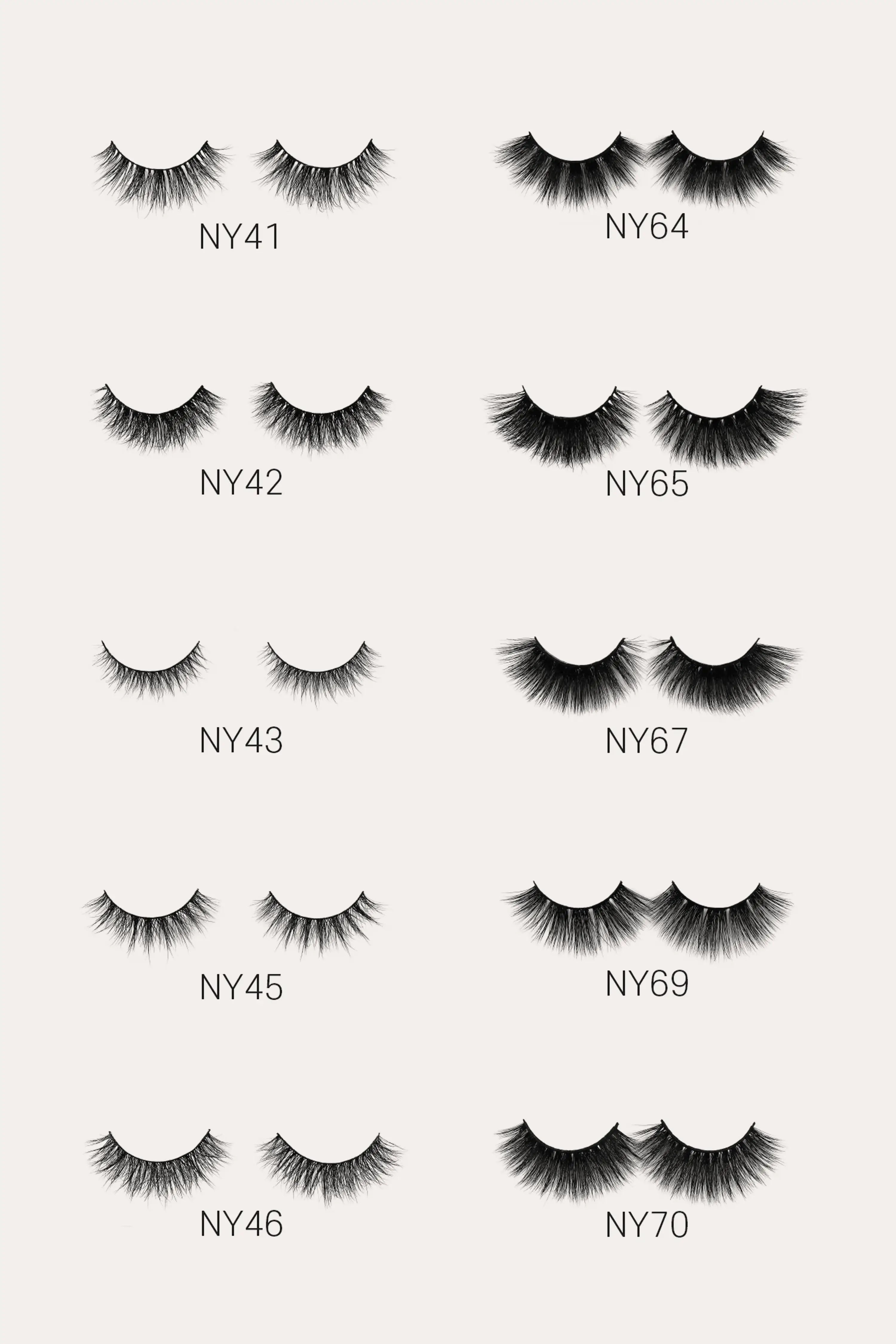 LAFLARE  3D NY MINK LASHES