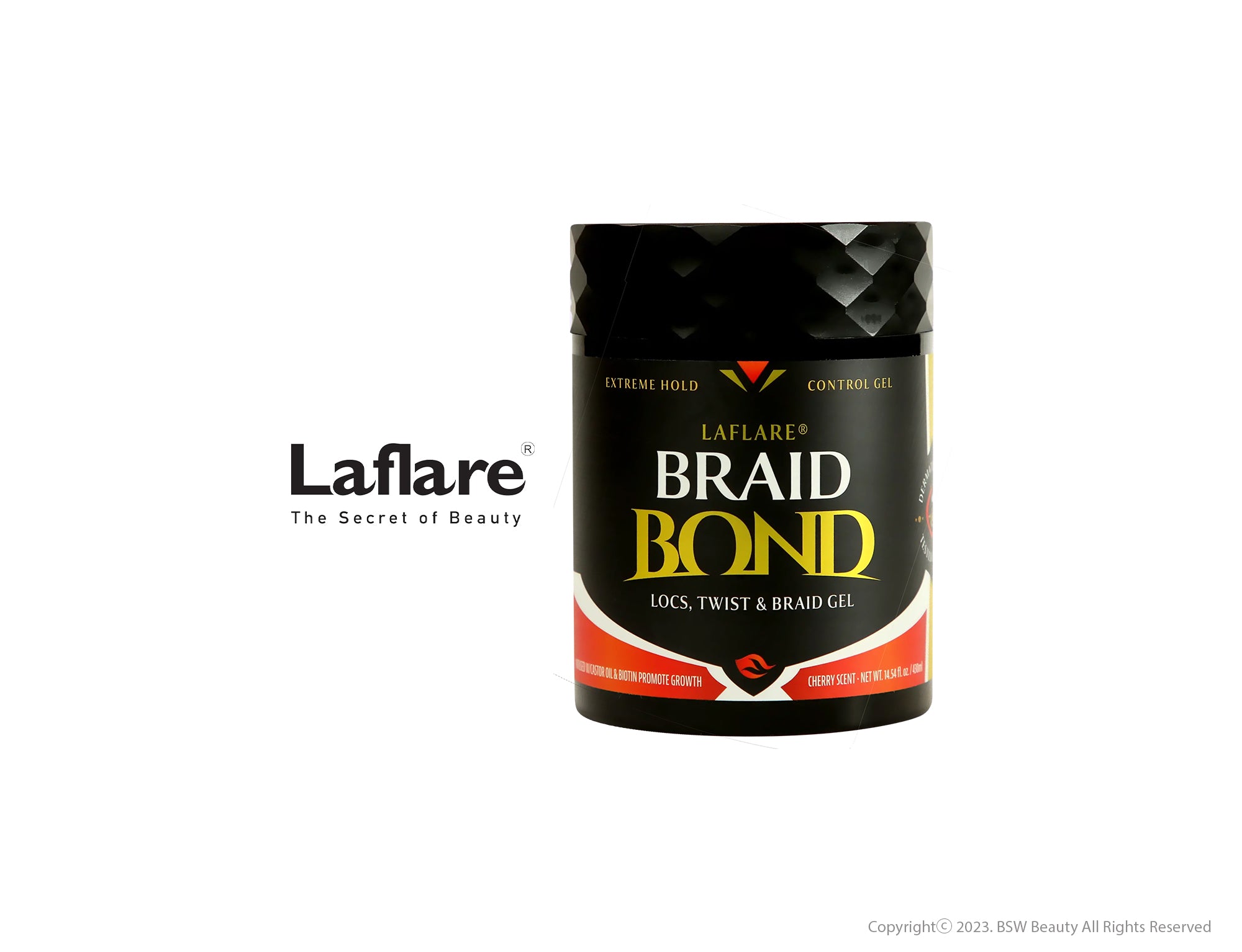 LAFLARE BRAID BOND LOCS, TWIST & BRAID GEL 14.5oz