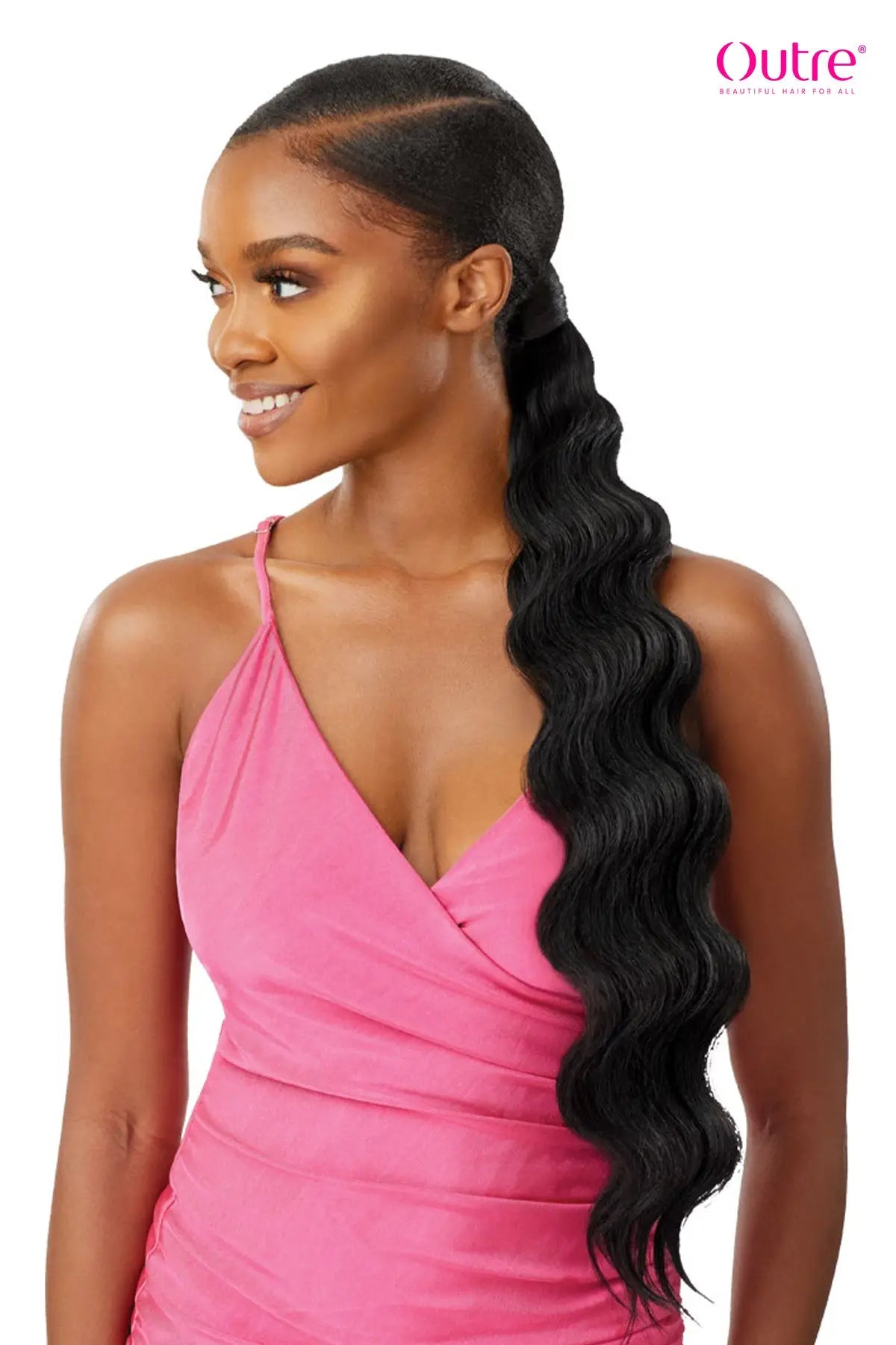 OUTRE PRETTY QUICK WRAP PONYTAIL - FINGER WAVE 24" - BSW BEAUTY CANADA