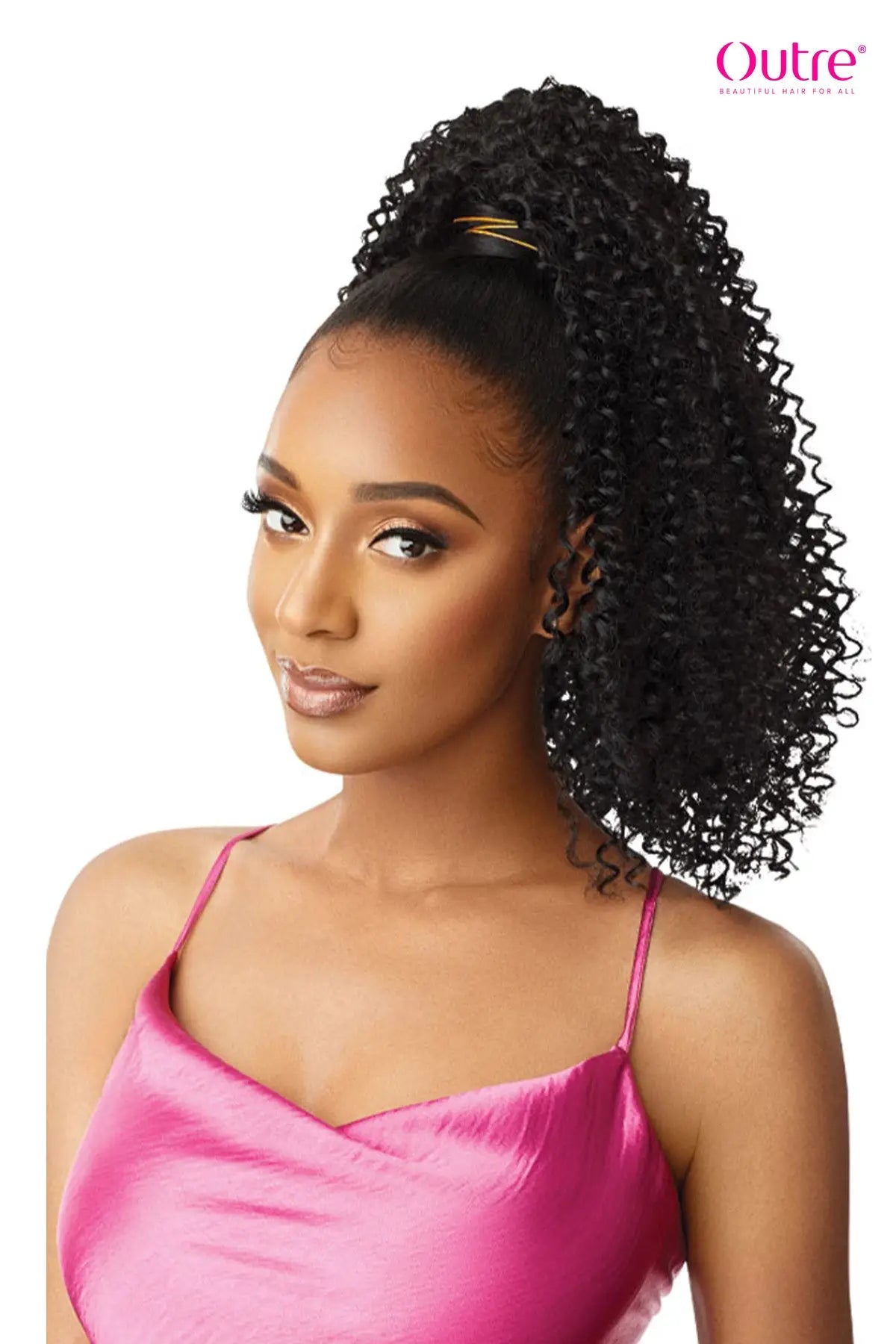 OUTRE PRETTY QUICK WRAP PONYTAIL - BOHEMIAN COILS 18" - BSW BEAUTY CANADA