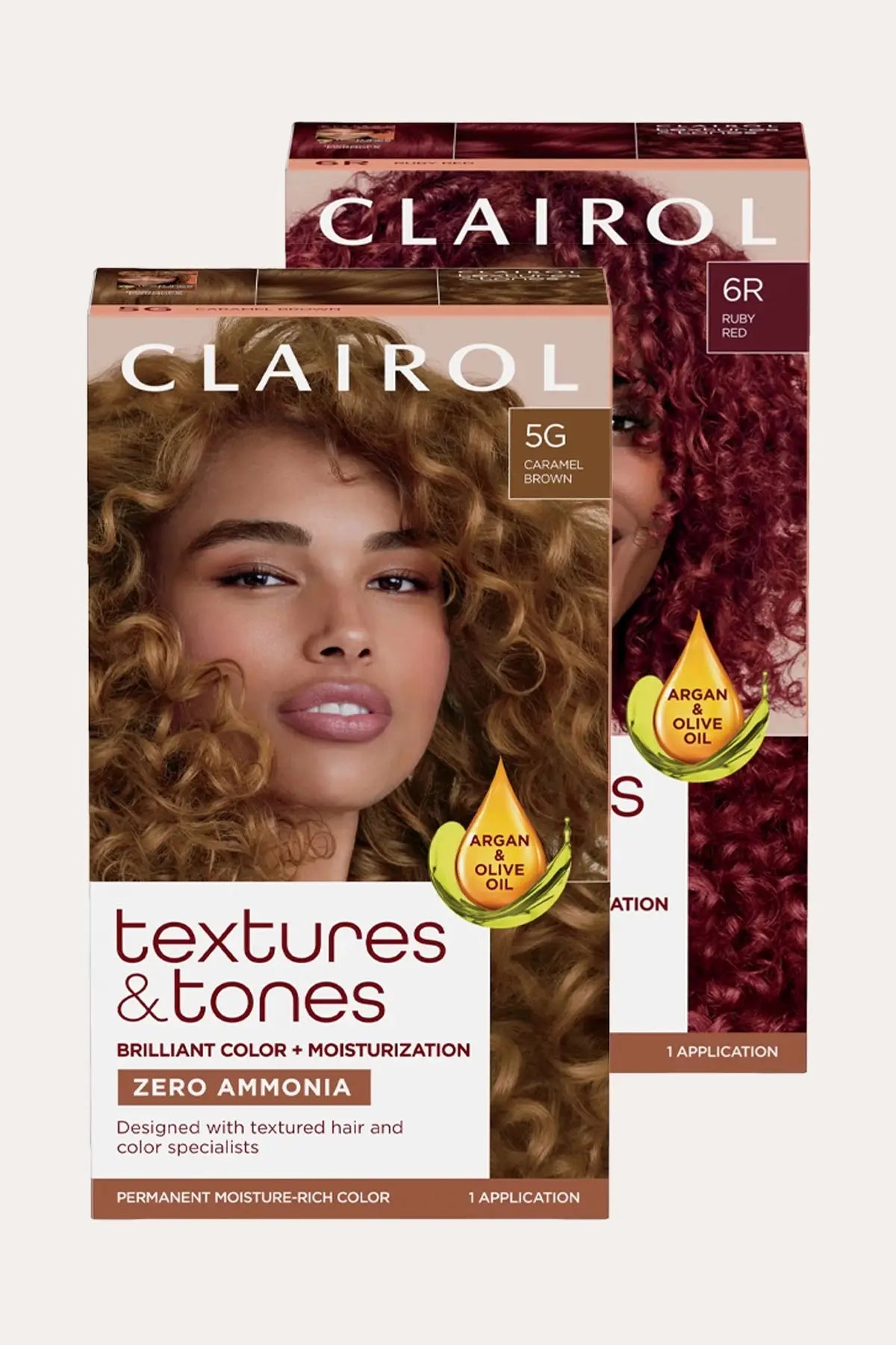 CLAIROL TEXTURES & TONES PERMANENT HAIR COLOR DYE KIT CLAIROL
