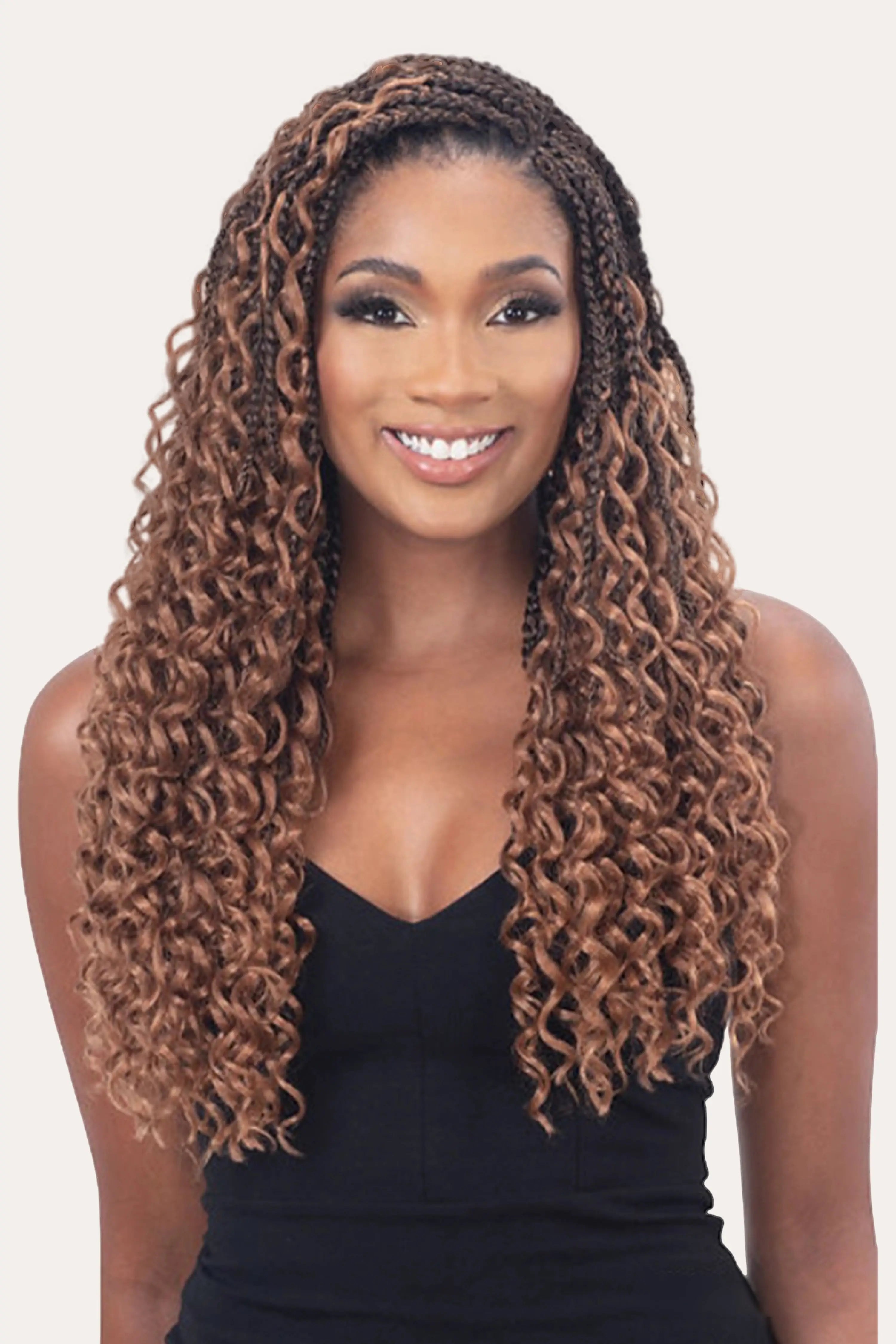 MAYDE 3X BOHEMIAN BOX BRAIDS 18"