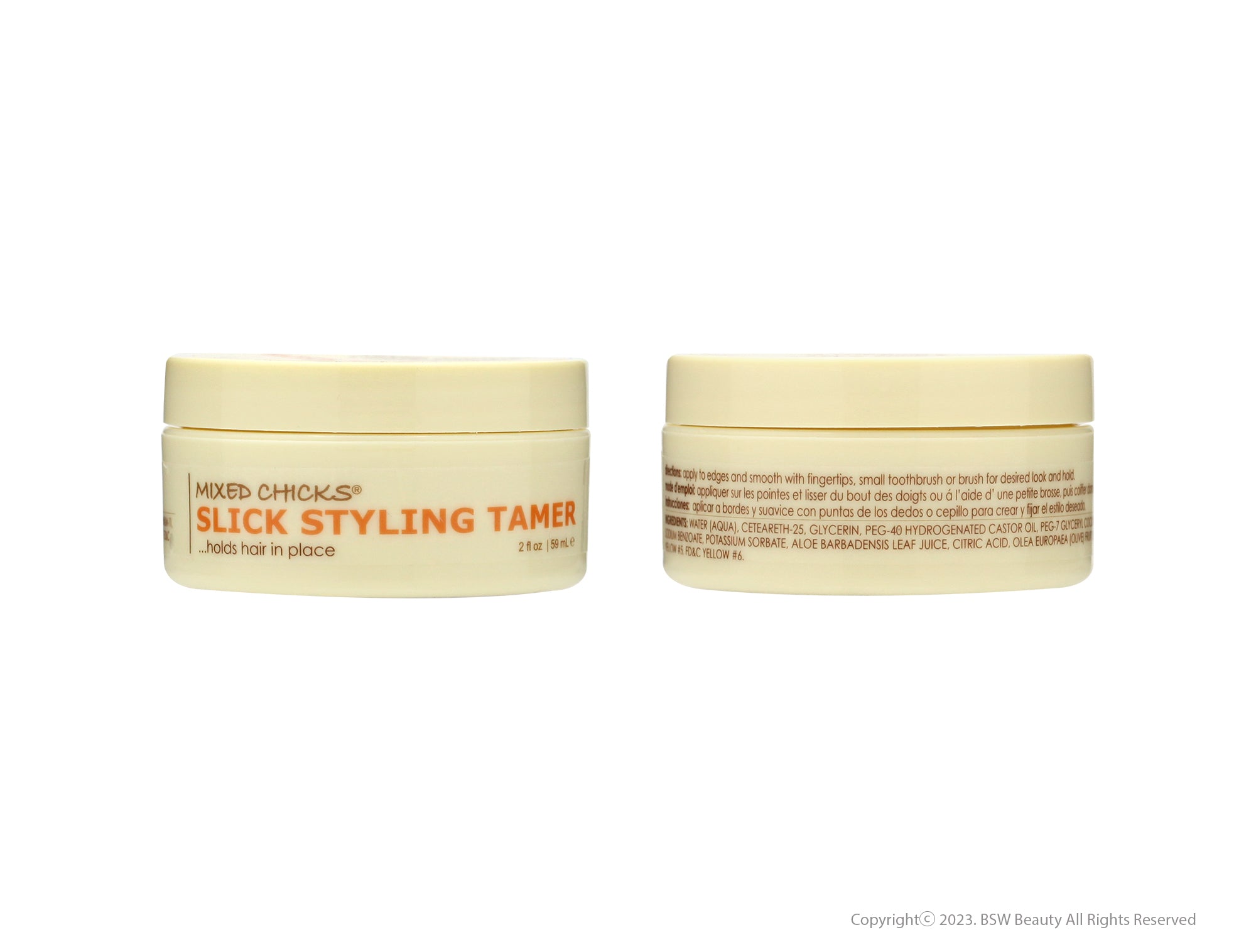 MIXED CHICKS SLICK STYLING TAMER WITH CASTOR & COCONUT OIL 2OZ