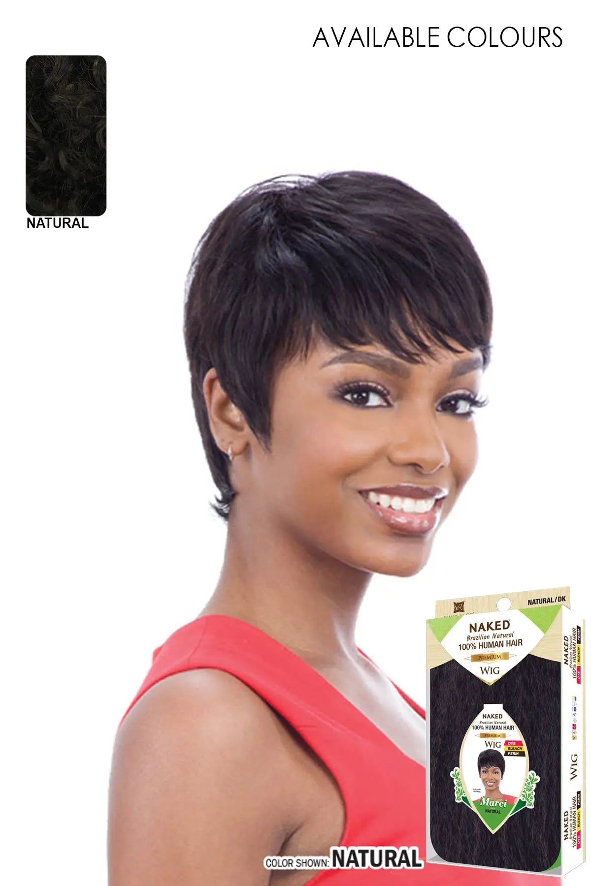 SHAKE N GO NAKED BRAZILIAN NATURAL 100% HUMAN HAIR WIG - MARCI - BSW BEAUTY CANADA