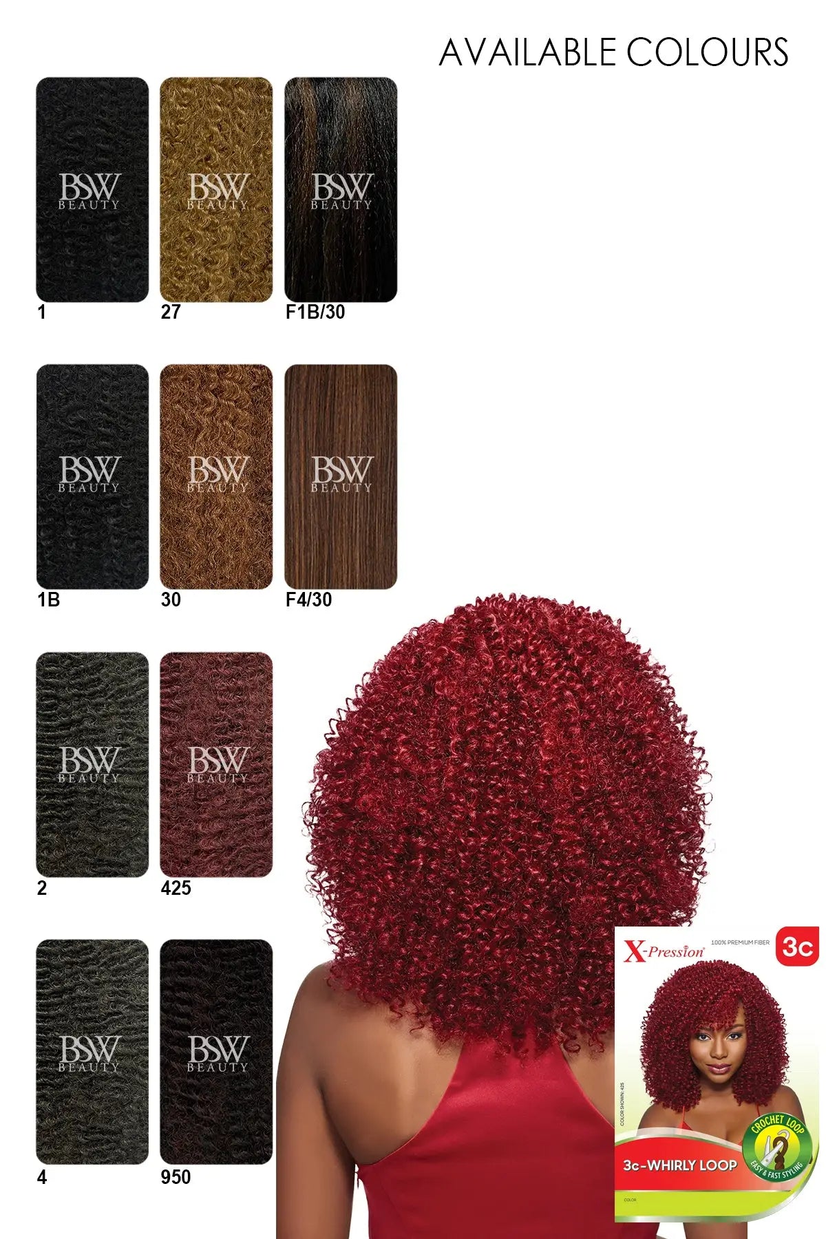 OUTRE X-PRESSION BRAID 3C-WHIRLY LOOP - BSW BEAUTY CANADA