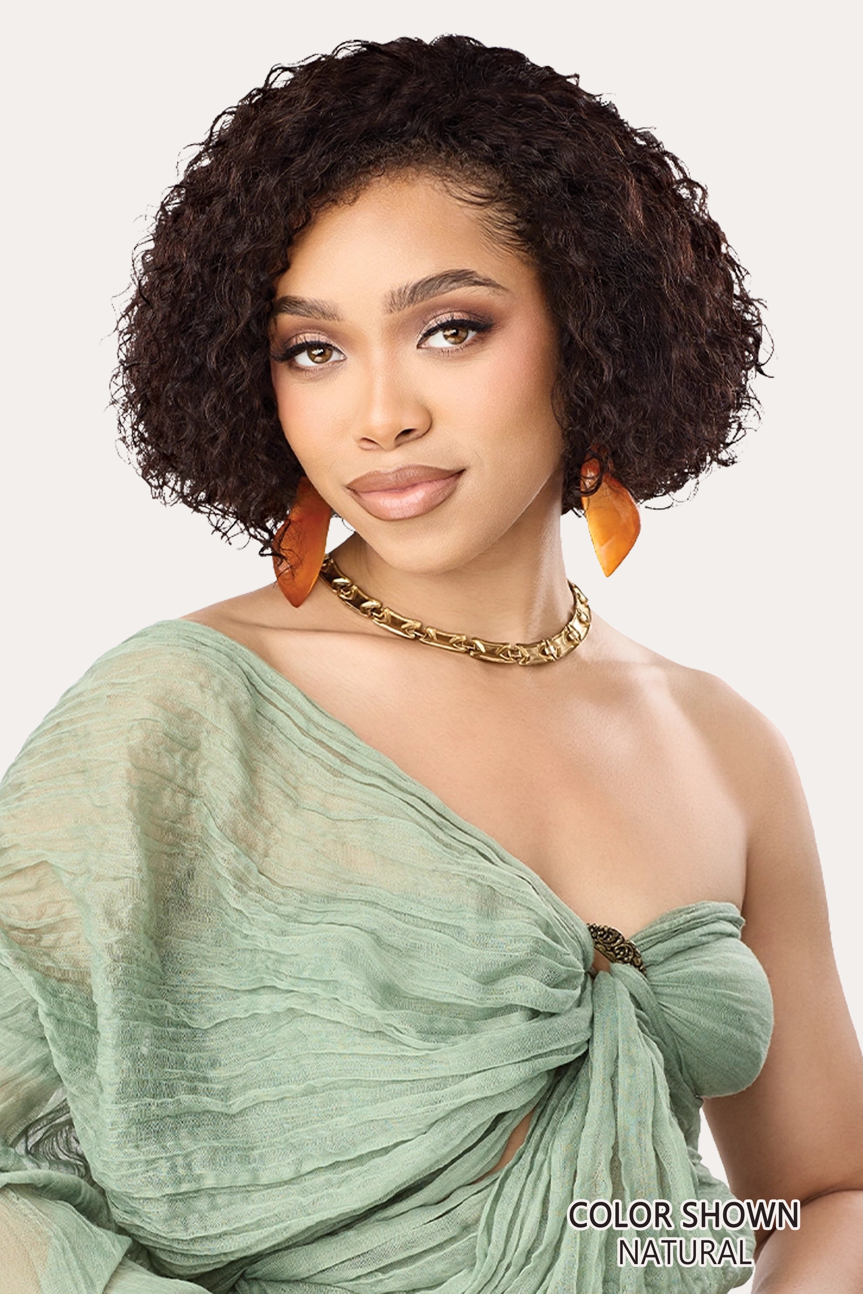 OUTRE EVERROOT UNPROCESSED HUMAN HAIR HALF WIG - HH SPANISH WAVES 10"