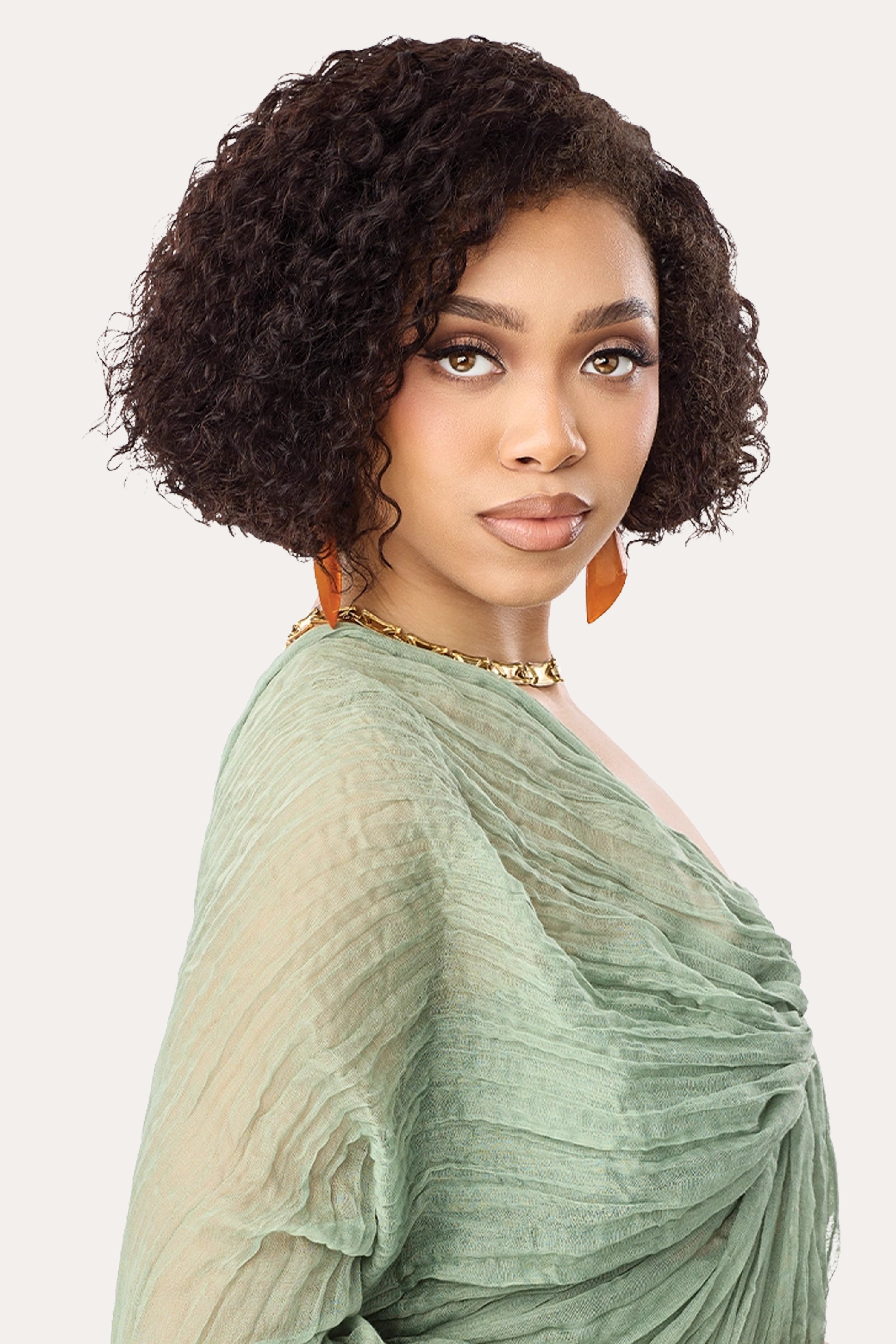 OUTRE EVERROOT UNPROCESSED HUMAN HAIR HALF WIG - HH SPANISH WAVES 10"