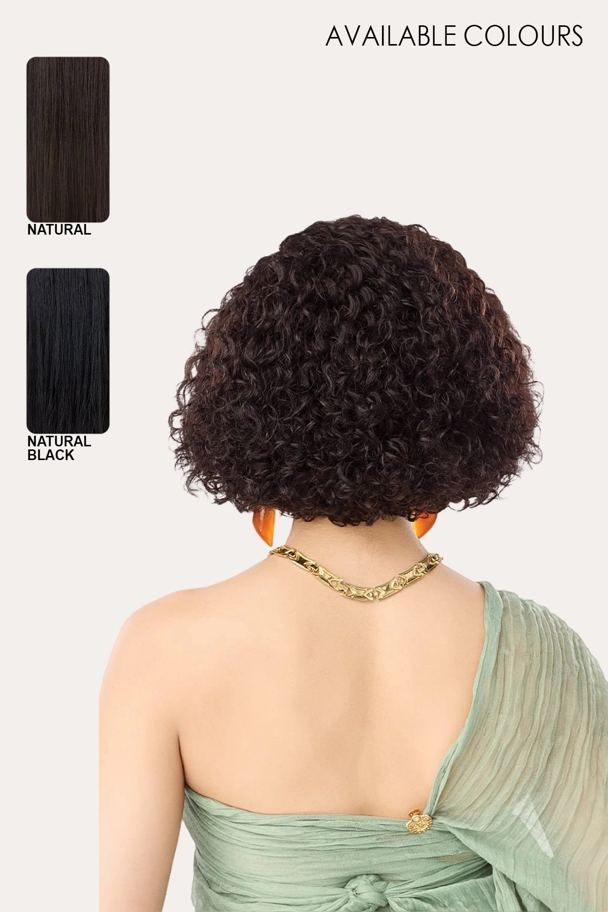 OUTRE EVERROOT UNPROCESSED HUMAN HAIR HALF WIG - HH SPANISH WAVES 10"
