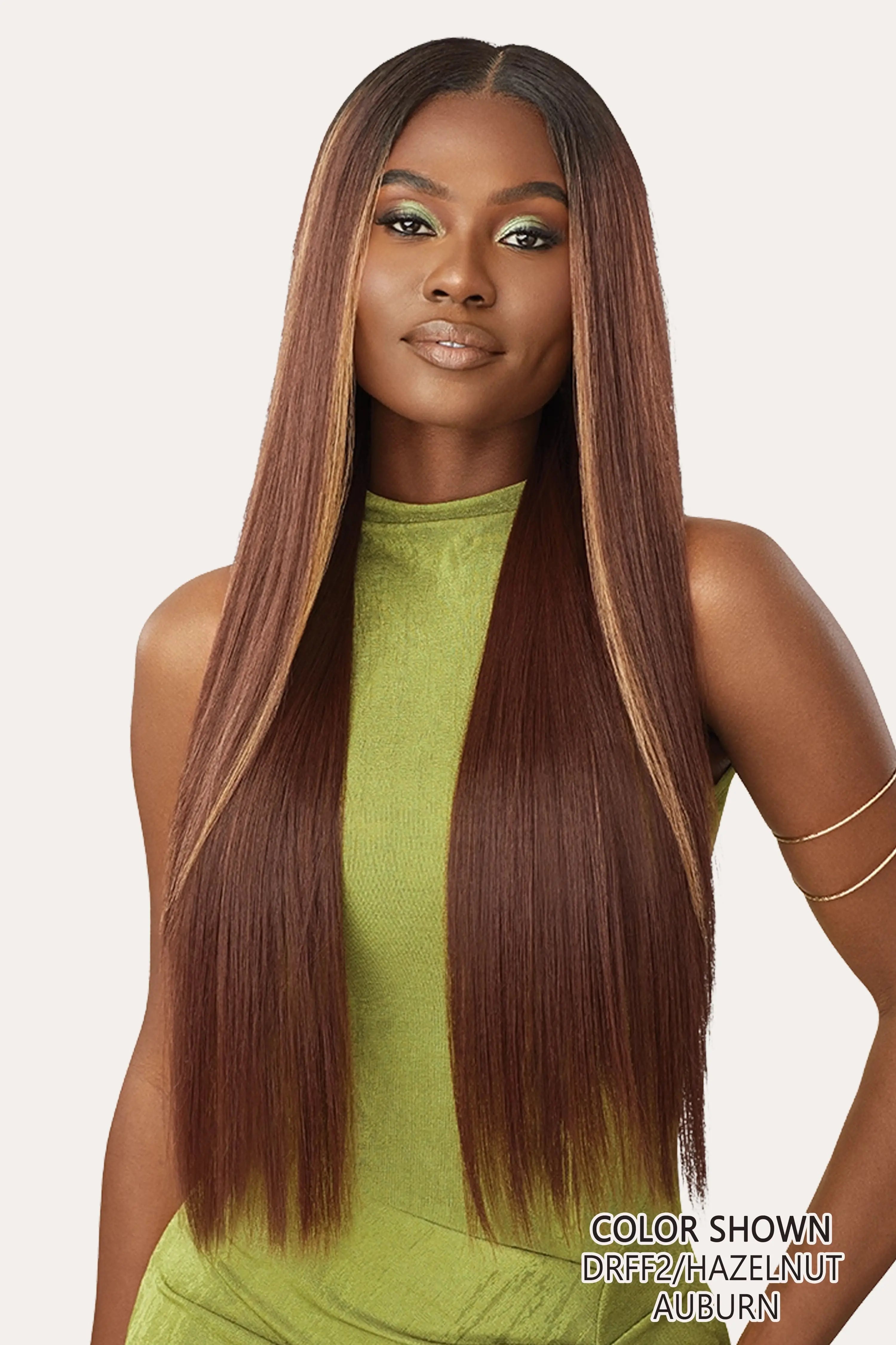 OUTRE 6X5 PRE-CUT LACE CLOSURE WIG - SLEEK YAKI 30"