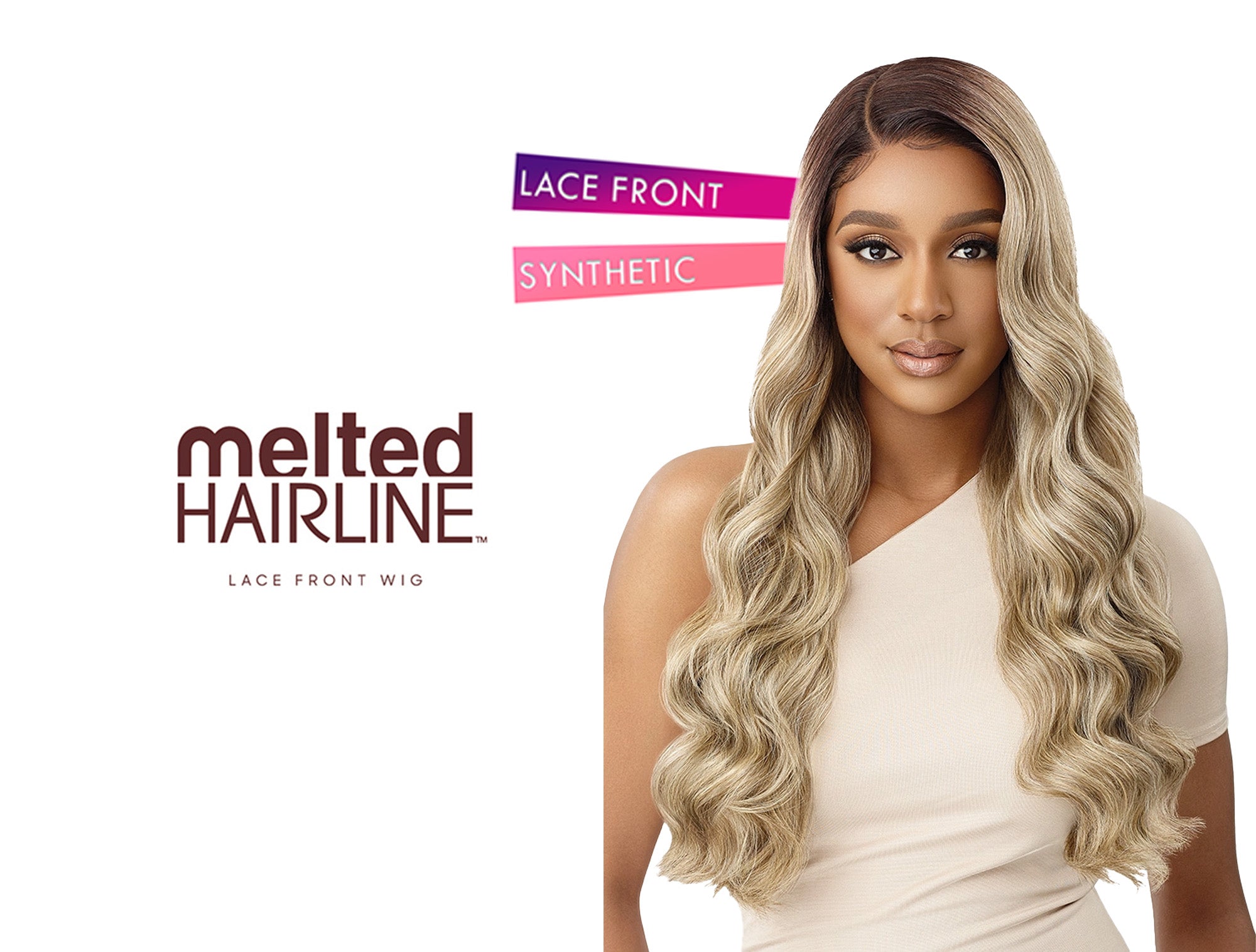 OUTRE  MELTED HAIRLINE LACE FRONT WIG ALEXANDRA