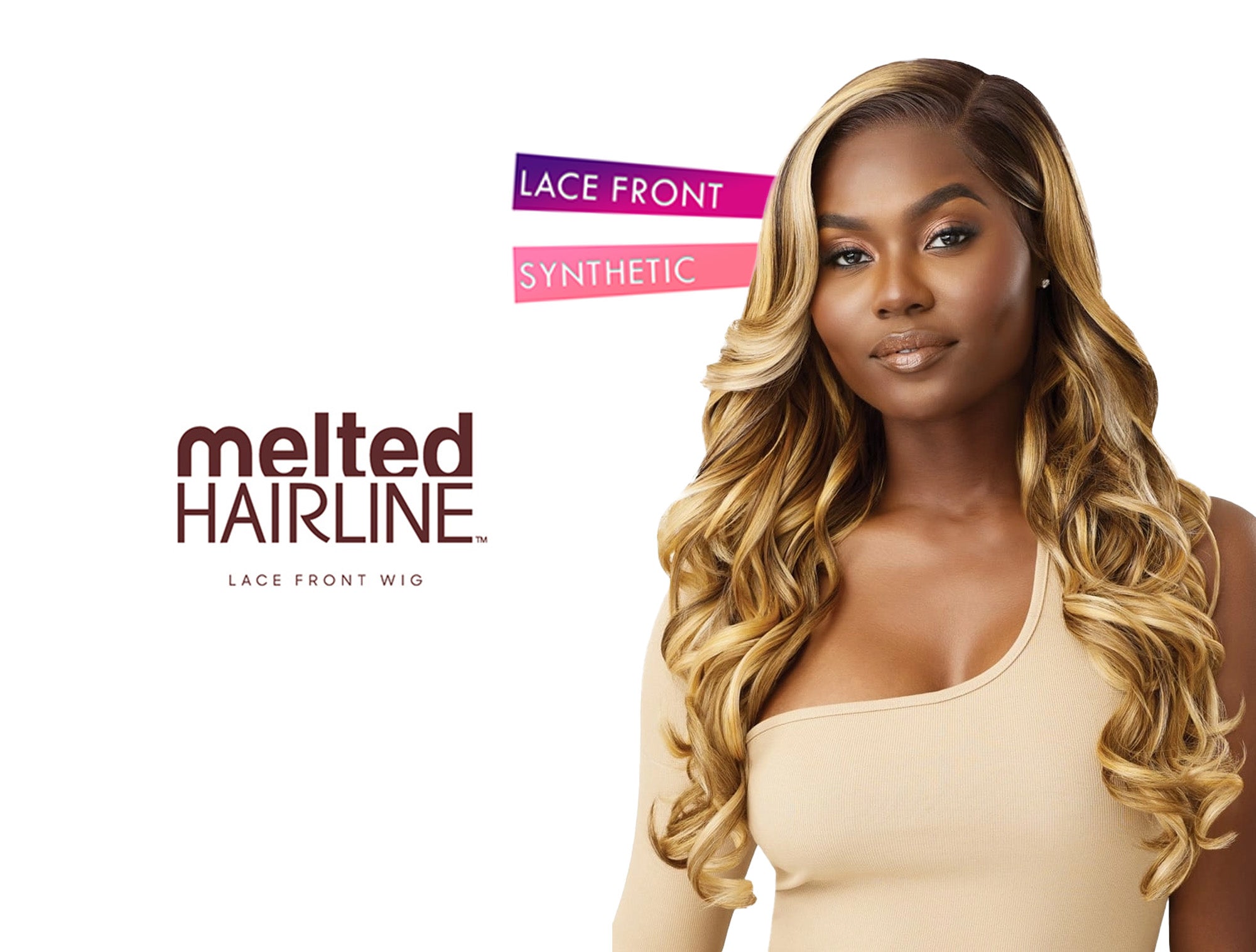 OUTRE  MELTED HAIRLINE LACE FRONT WIG AUSTIN