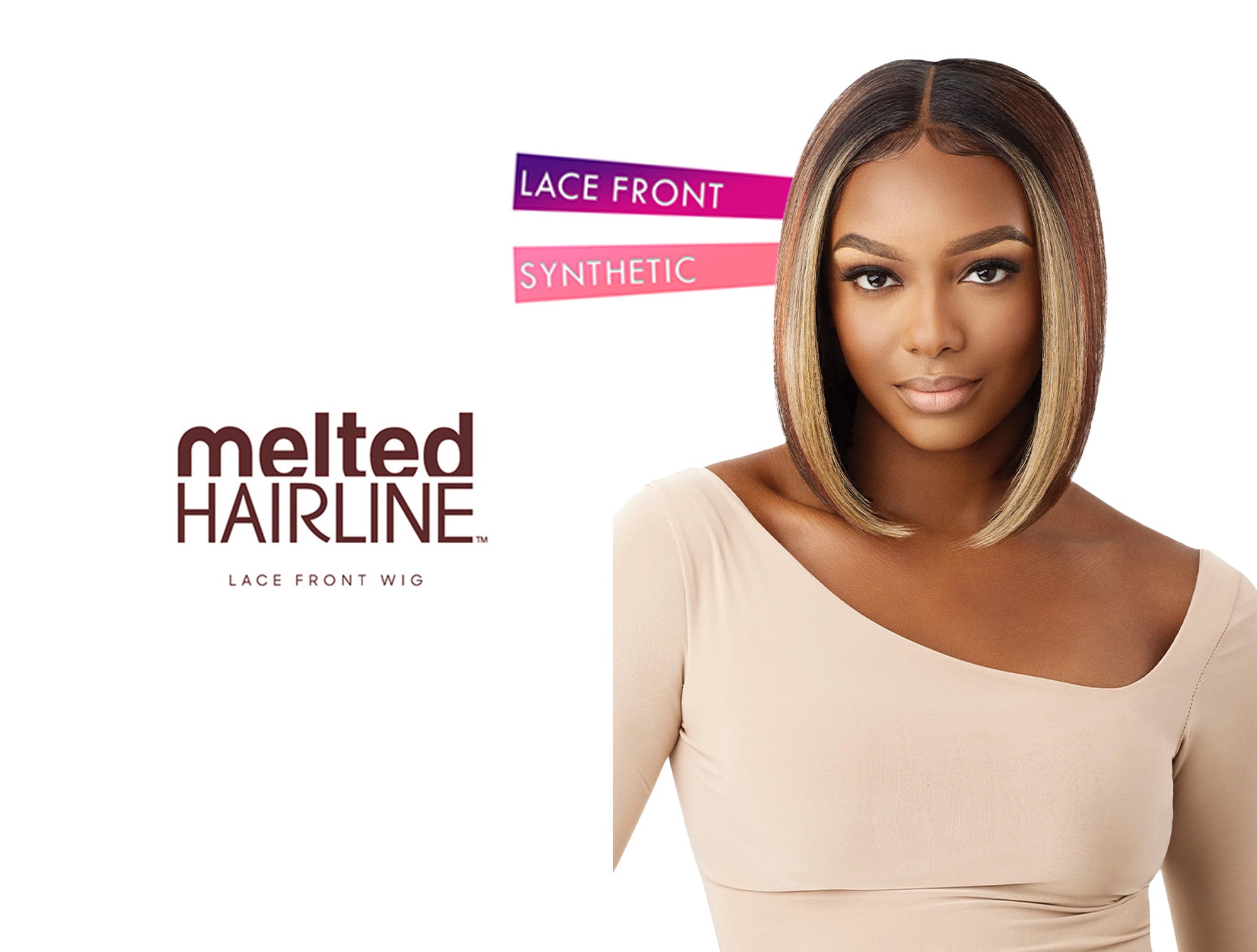 OUTRE  MELTED HAIRLINE LACE FRONT WIG KIANI