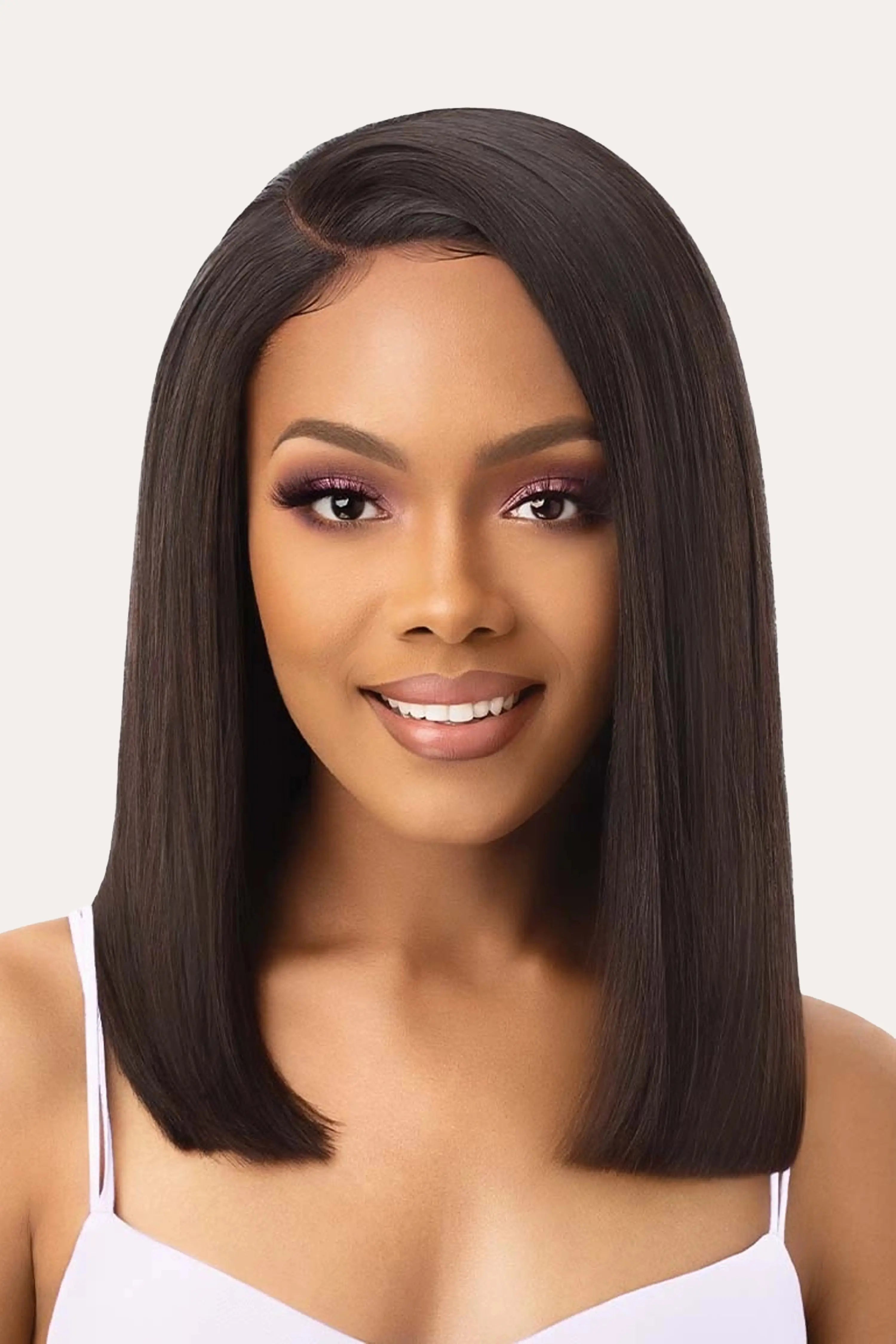OUTRE MY TRESSES PURPLE LABEL 100% CHEVEUX NATURELS LISSES NON TRAITÉS 3 PIÈCES