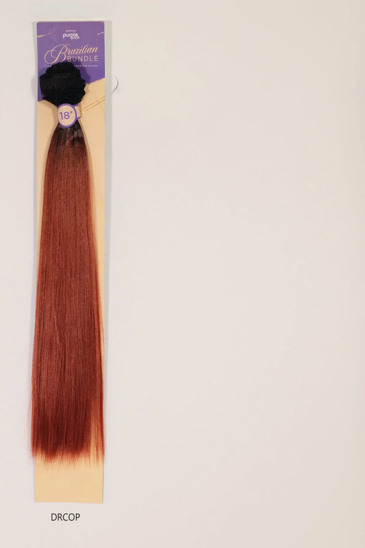 OUTRE  PURPLE PACK BRAZILIAN BUNDLE  - NATURAL STRAIGHT 18" OUTRE