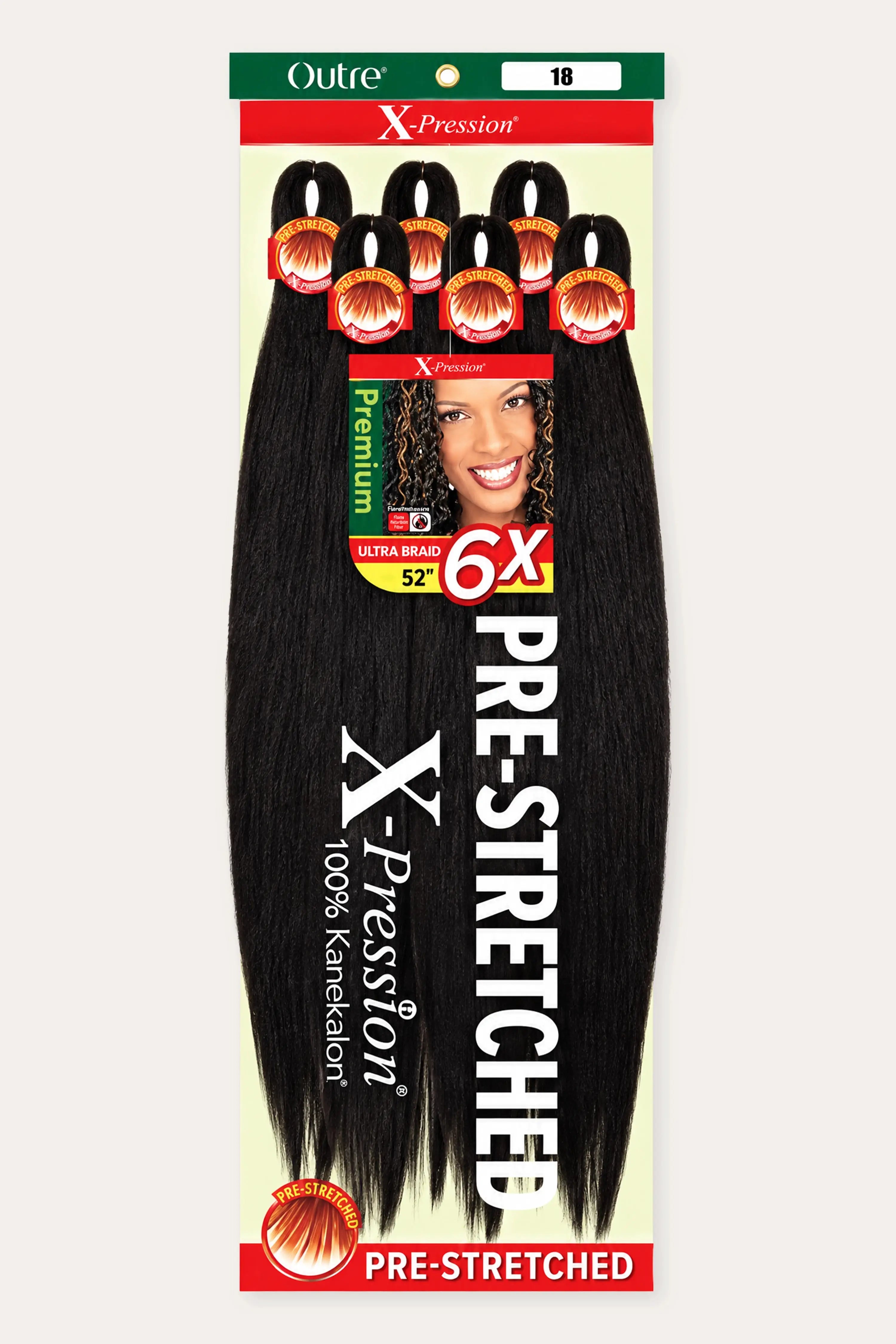 OUTRE 6X X-PRESSION PRE-STRETCHED BRAID 52"