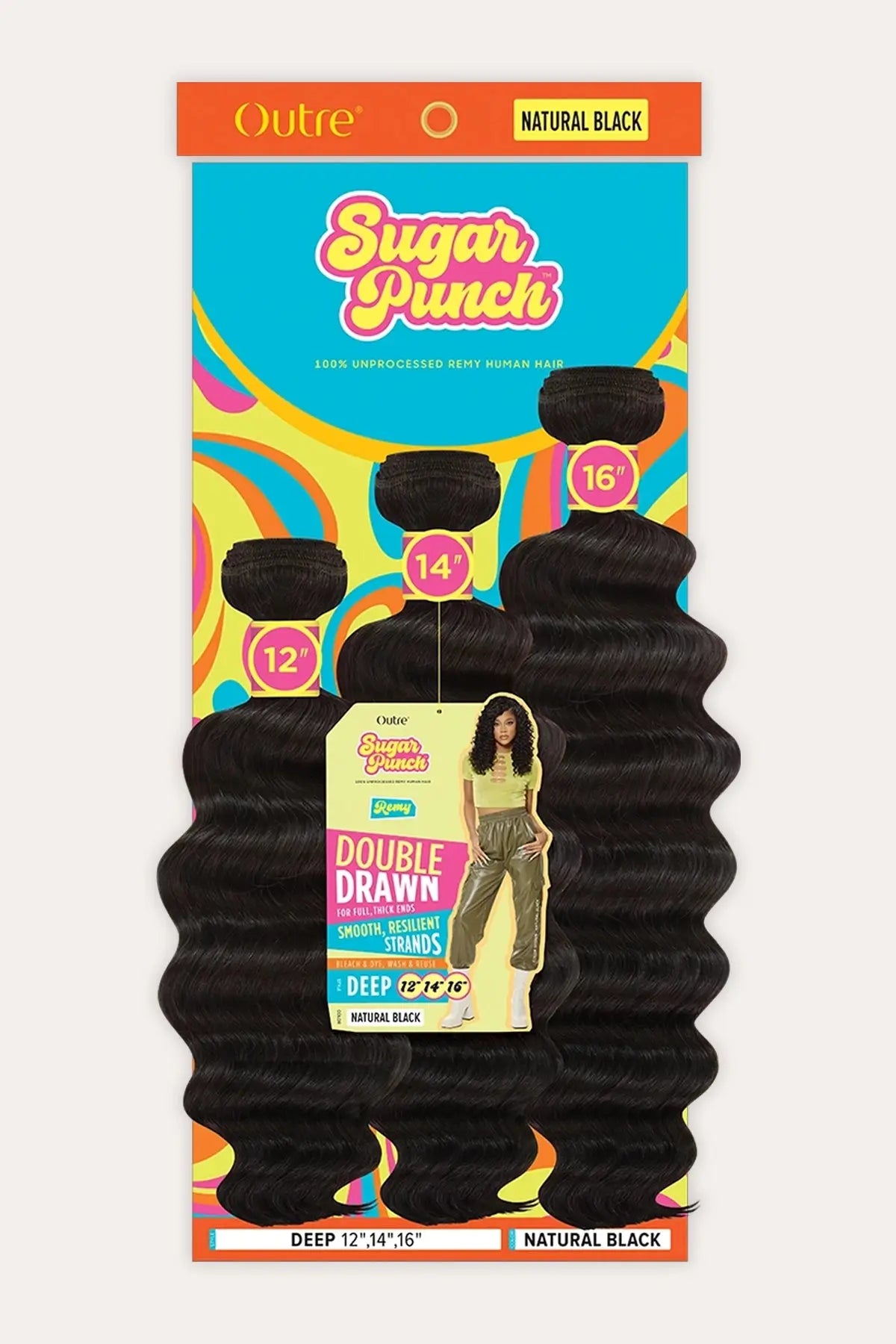 OUTRE SUGAR PUNCH - DEEP CURL MULTI 3 PIÈCES