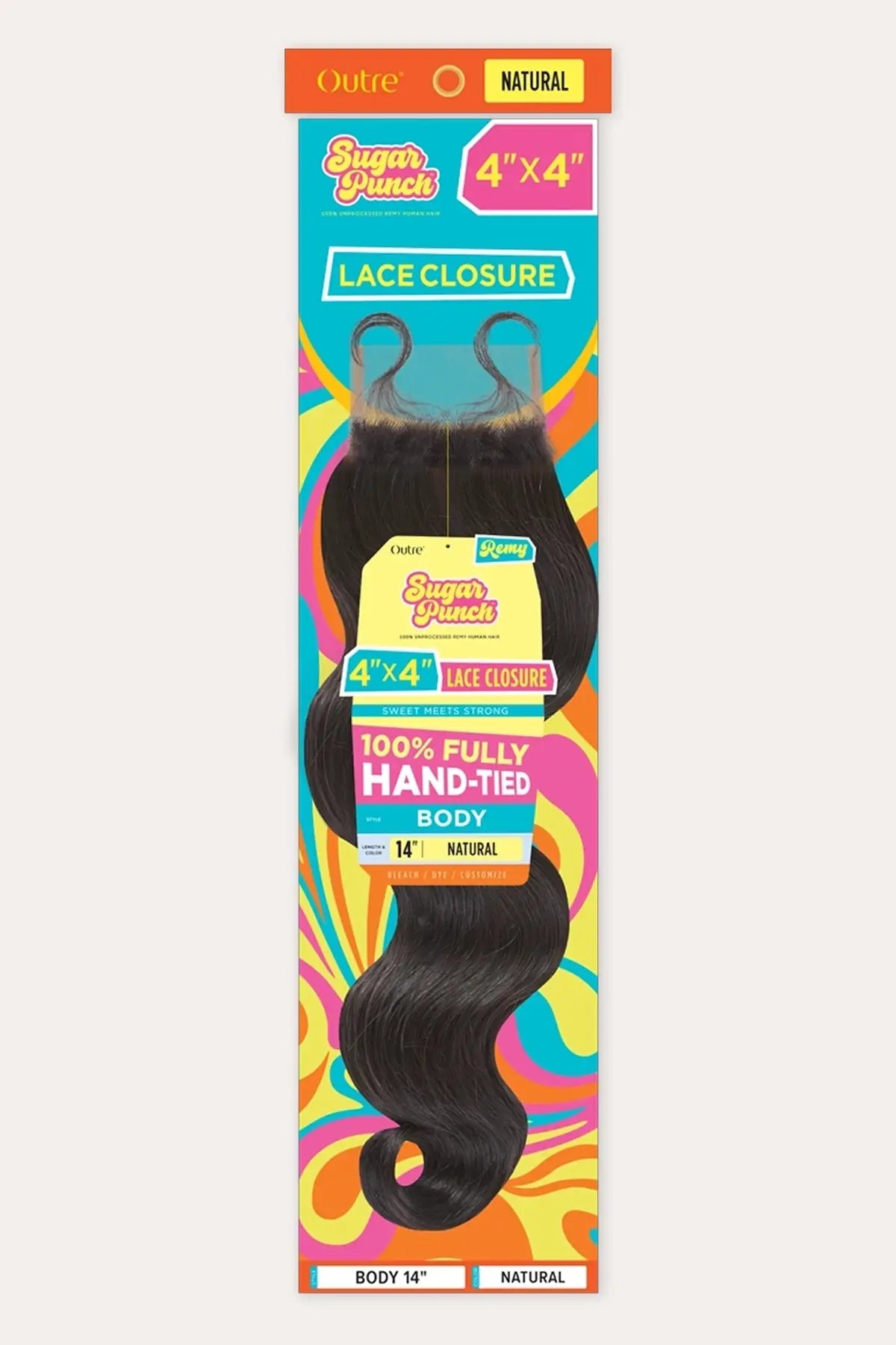 OUTRE SUGAR PUNCH 4X4 LACE CLOSURE - ONDULATIONS CORPS