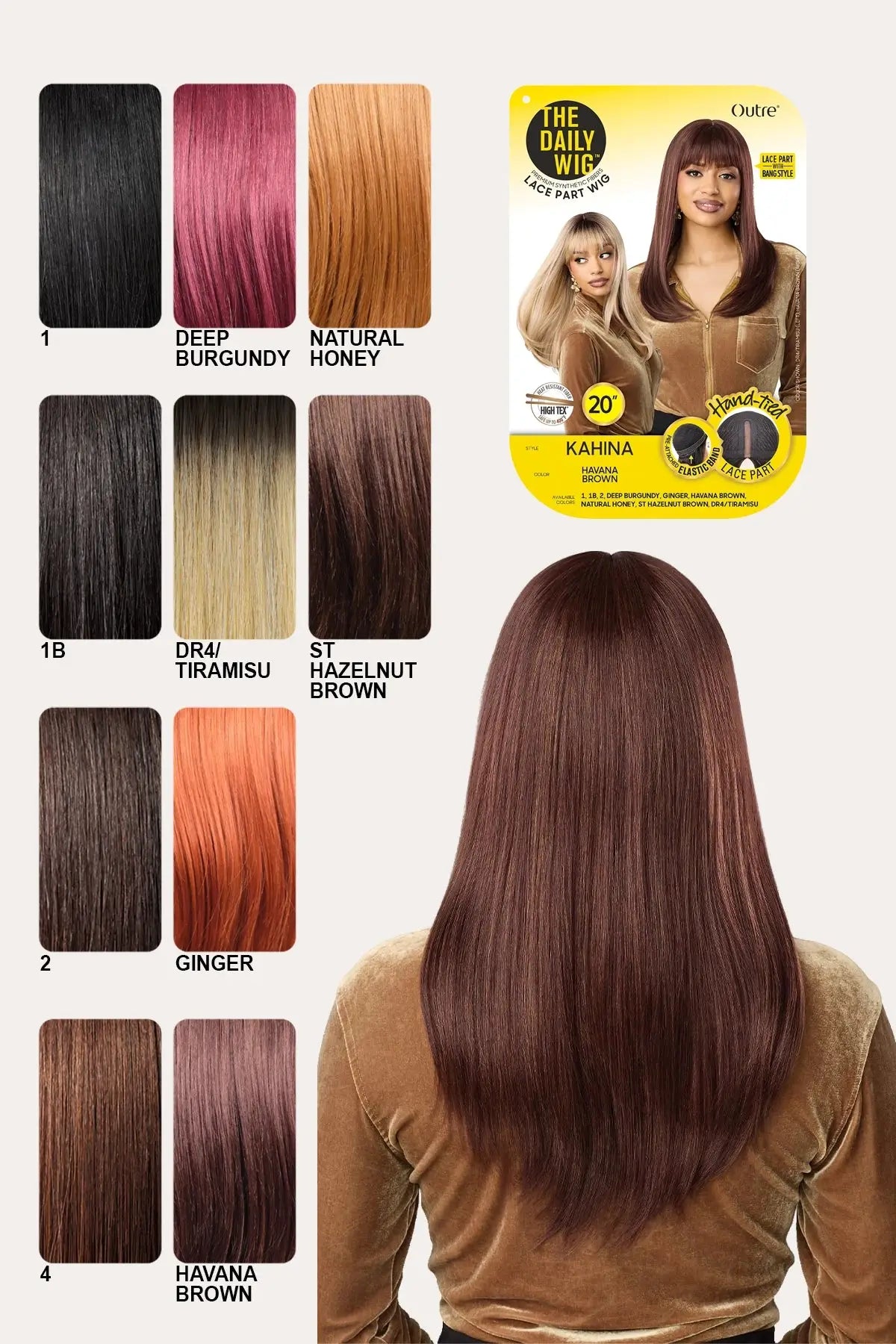 OUTRE THE DAILY WIG LACE PART - KAHINA