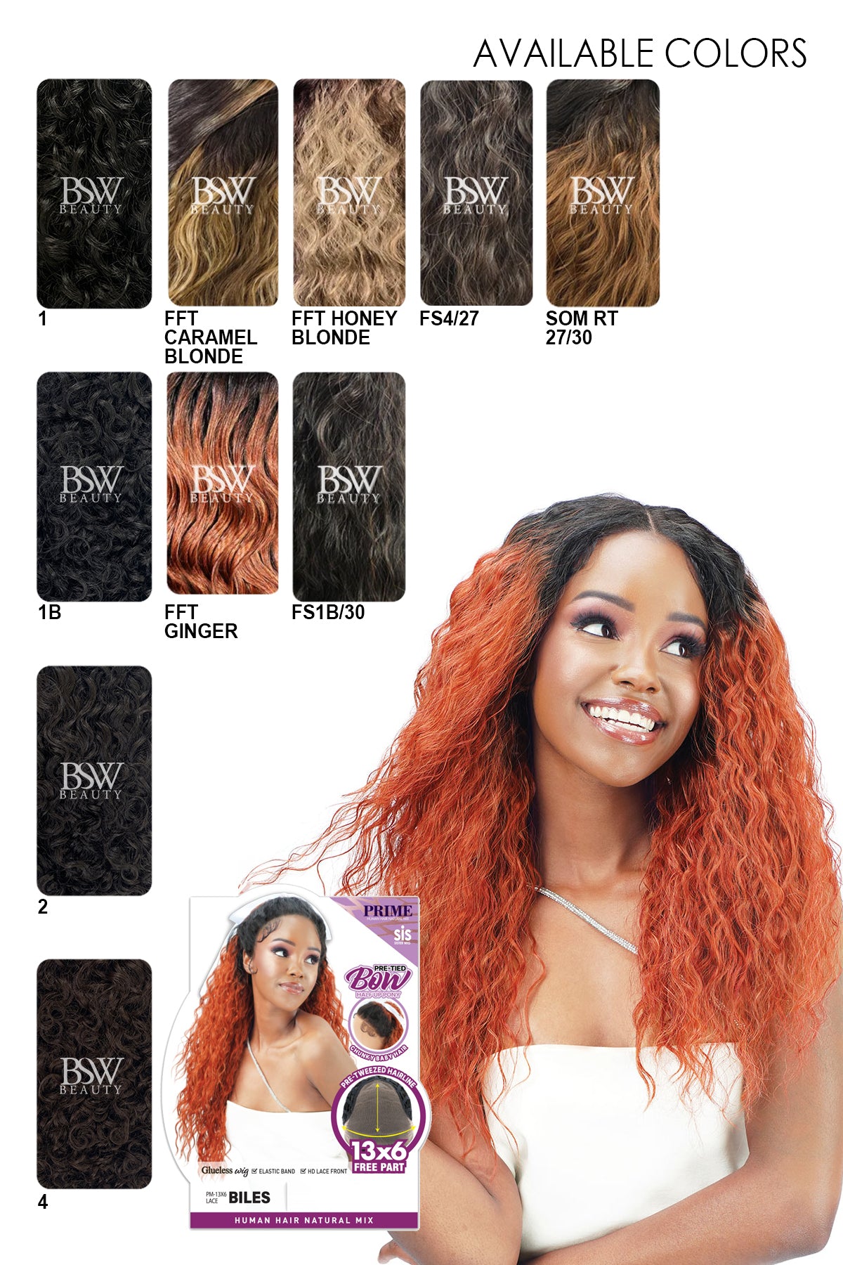 ZURY SIS PRIME 13X6 LACE FRONT WIG - BILES - BSW BEAUTY CANADA