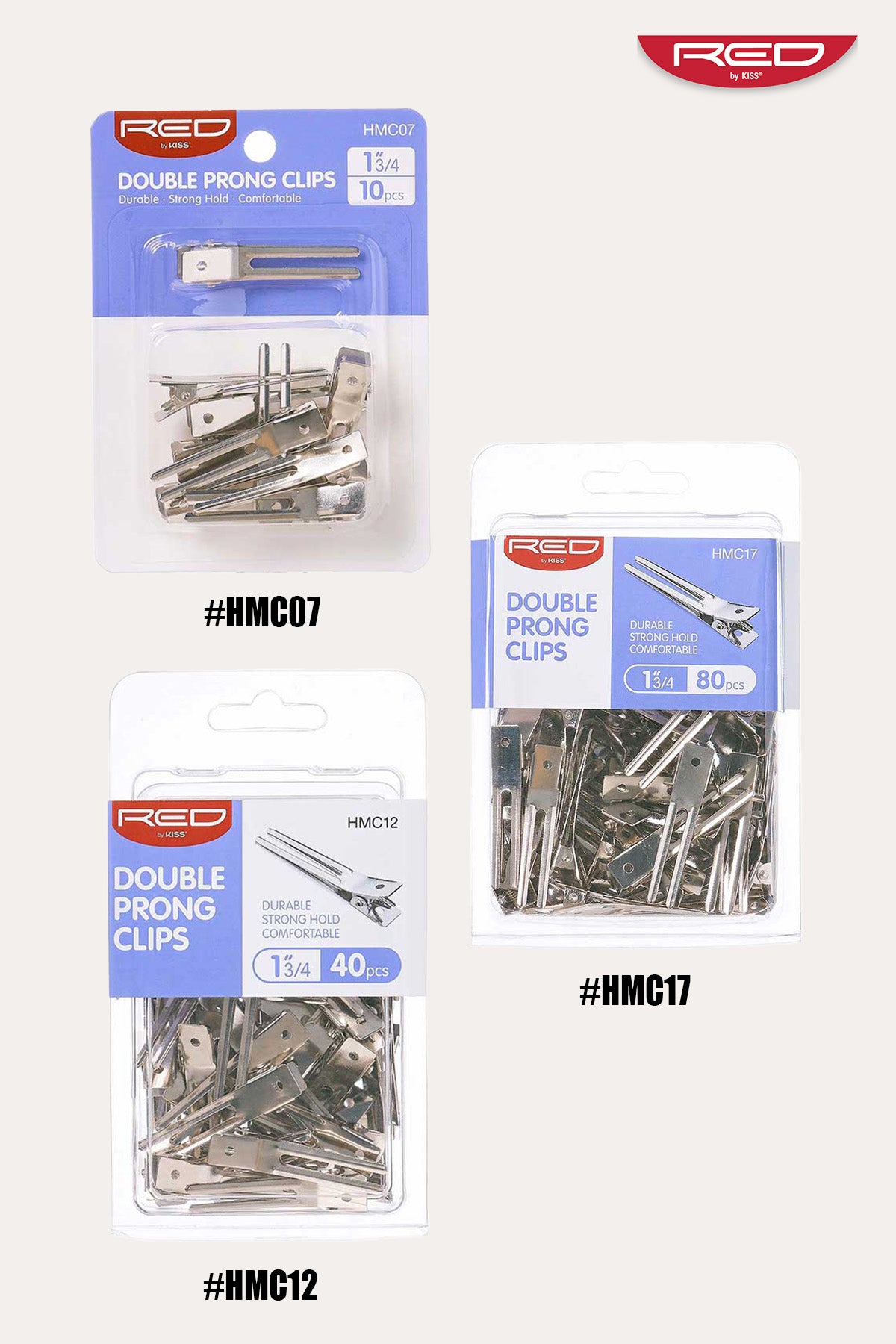 RED BY KISS DOUBLE PRONG CLIP - BSW BEAUTY CANADA