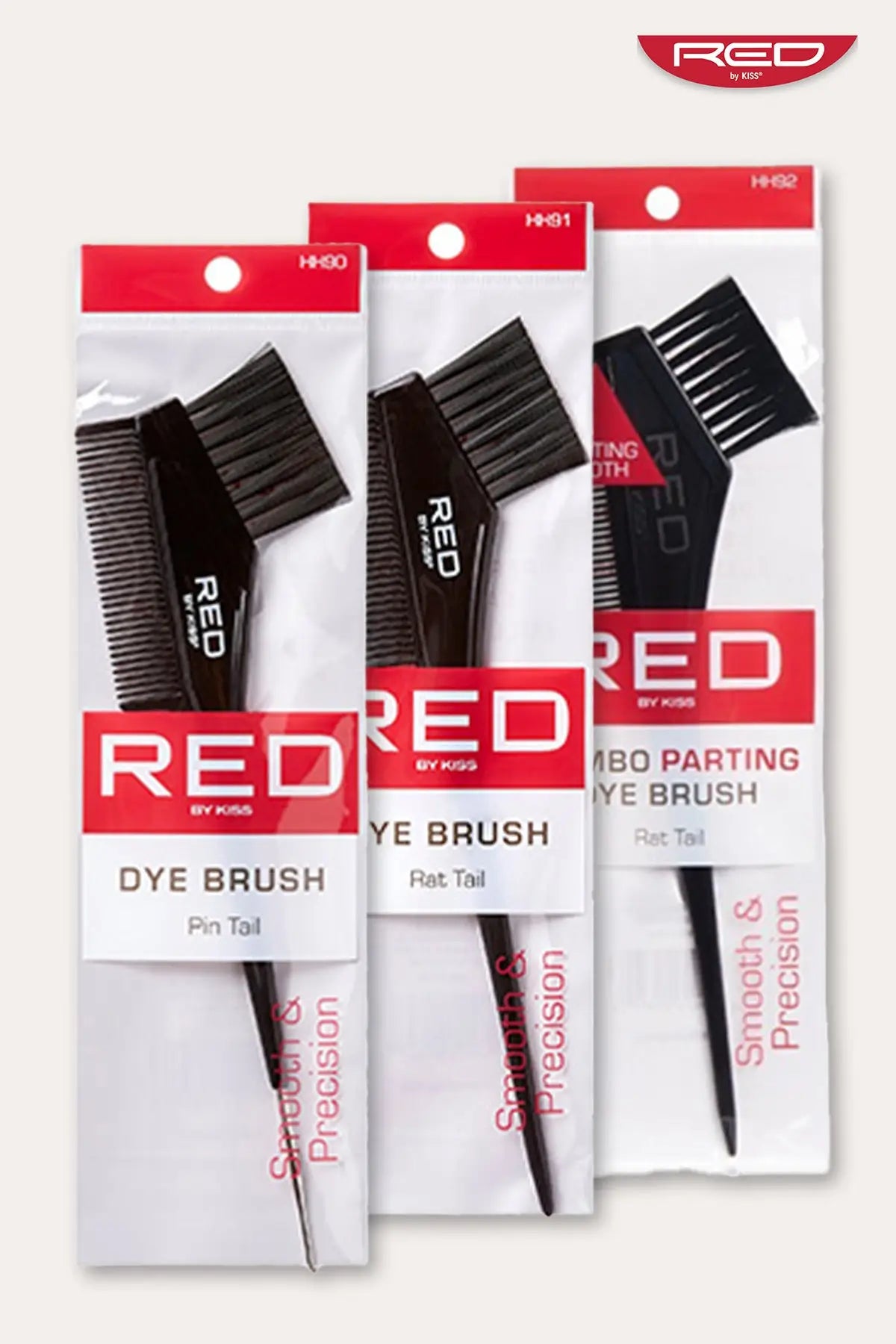 RED DYE BRUSH - 3 TYPES - BSW BEAUTY CANADA