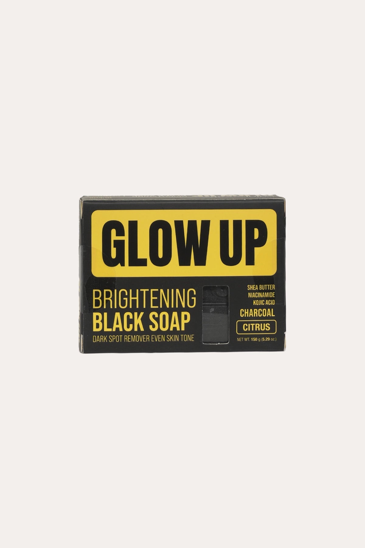 RED GLOW UP BRIGHTENING BLACK SOAP 150G