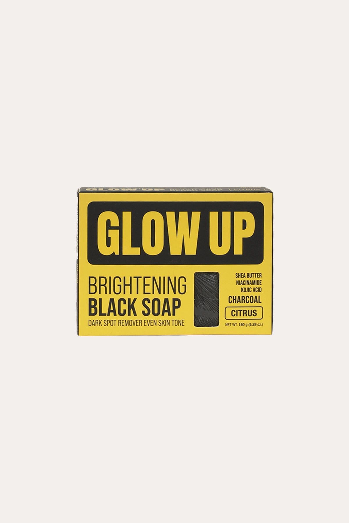 RED GLOW UP BRIGHTENING BLACK SOAP 150G