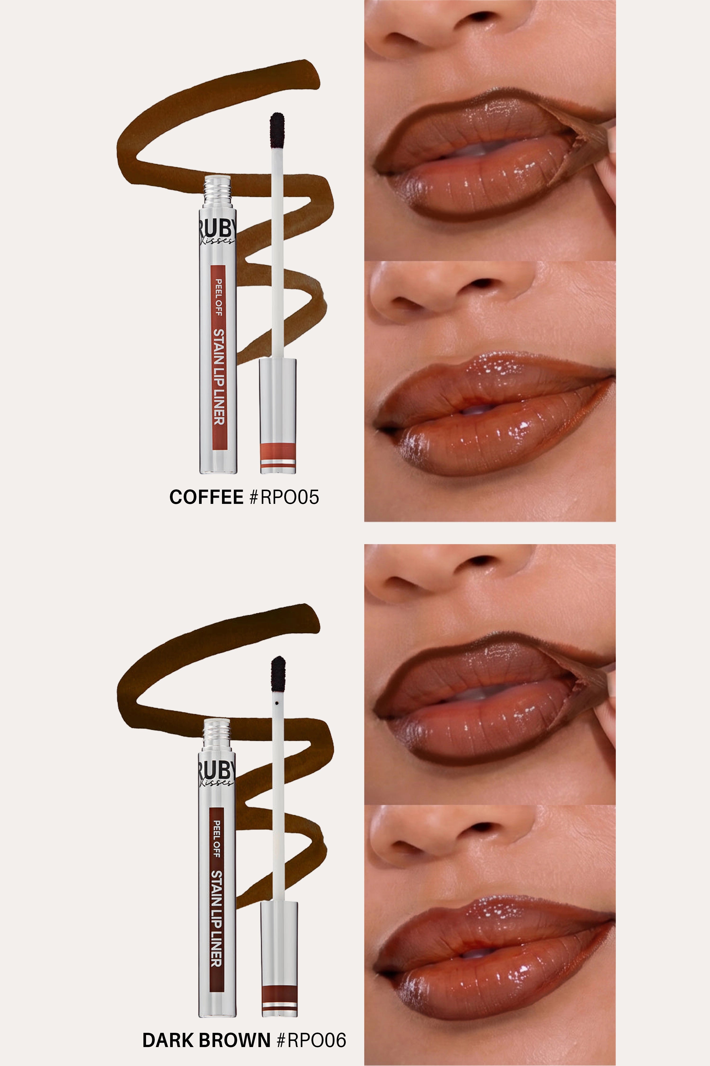 [완료] RUBY KISSES PEEL OFF STAIN LIP LINER