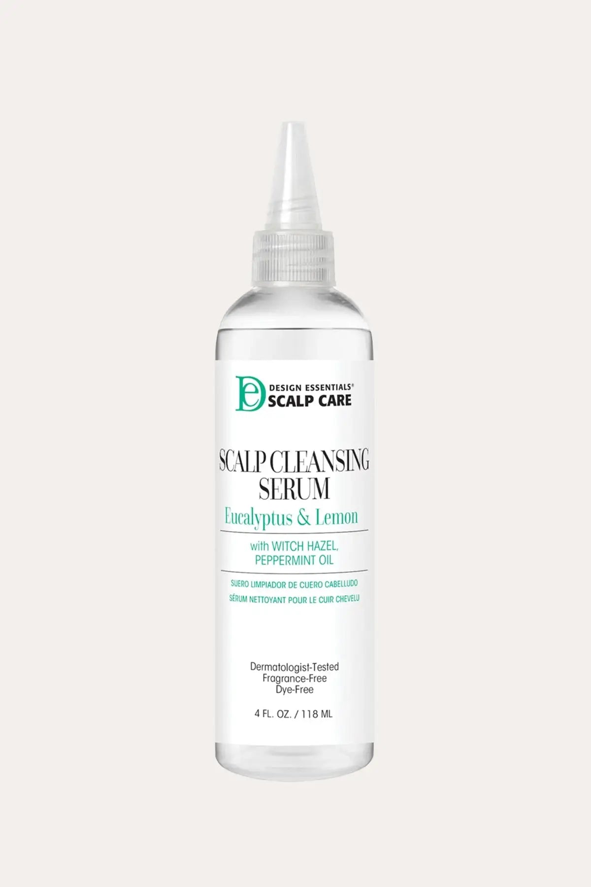 DESIGN ESSENTIALS SOIN DU CUIR CHEVELU SÉRUM NETTOYANT POUR LE CUIR CHEVELU