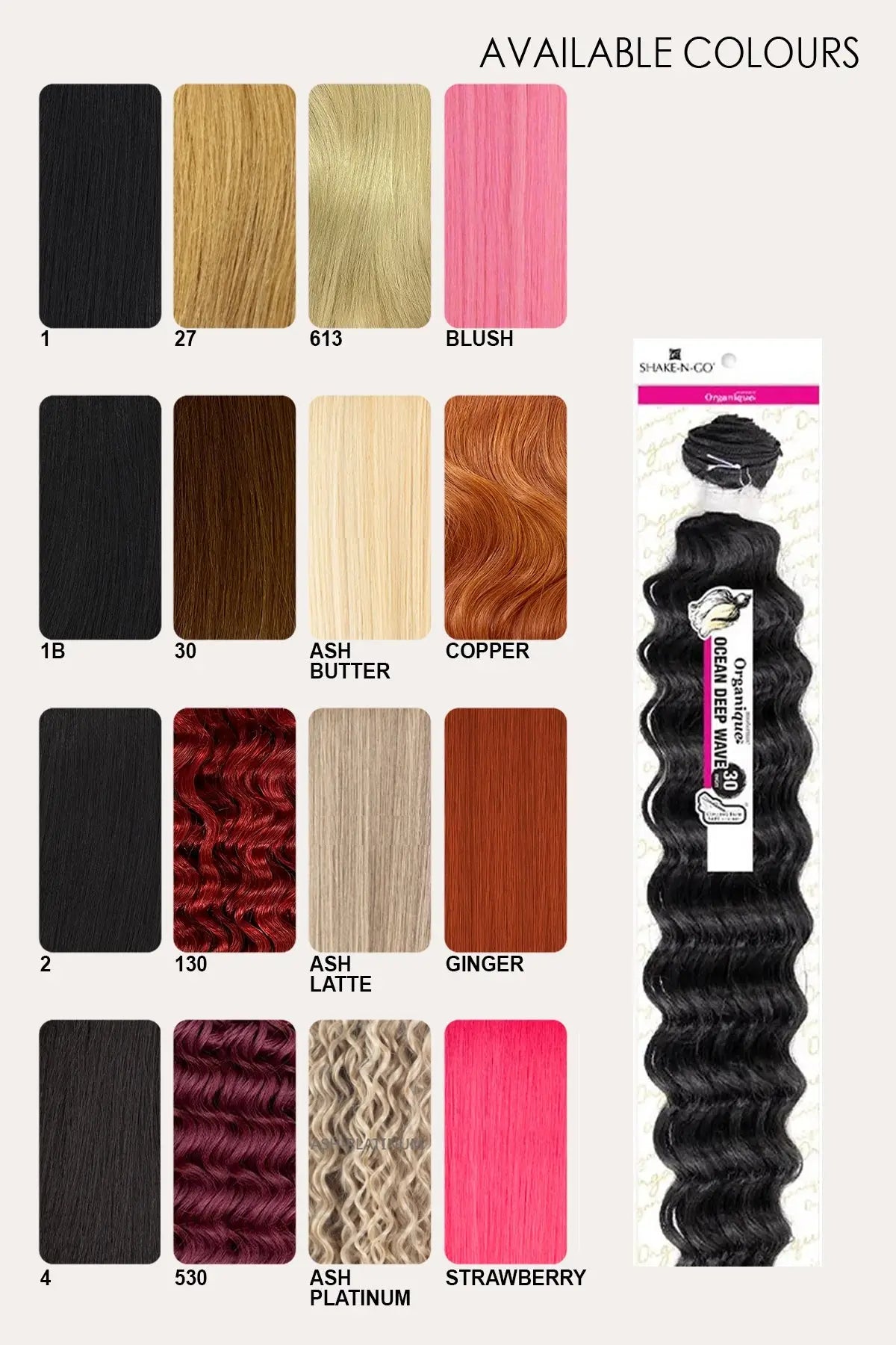 SHAKE N GO ORGANIQUE OCEAN DEEP WAVE 24"