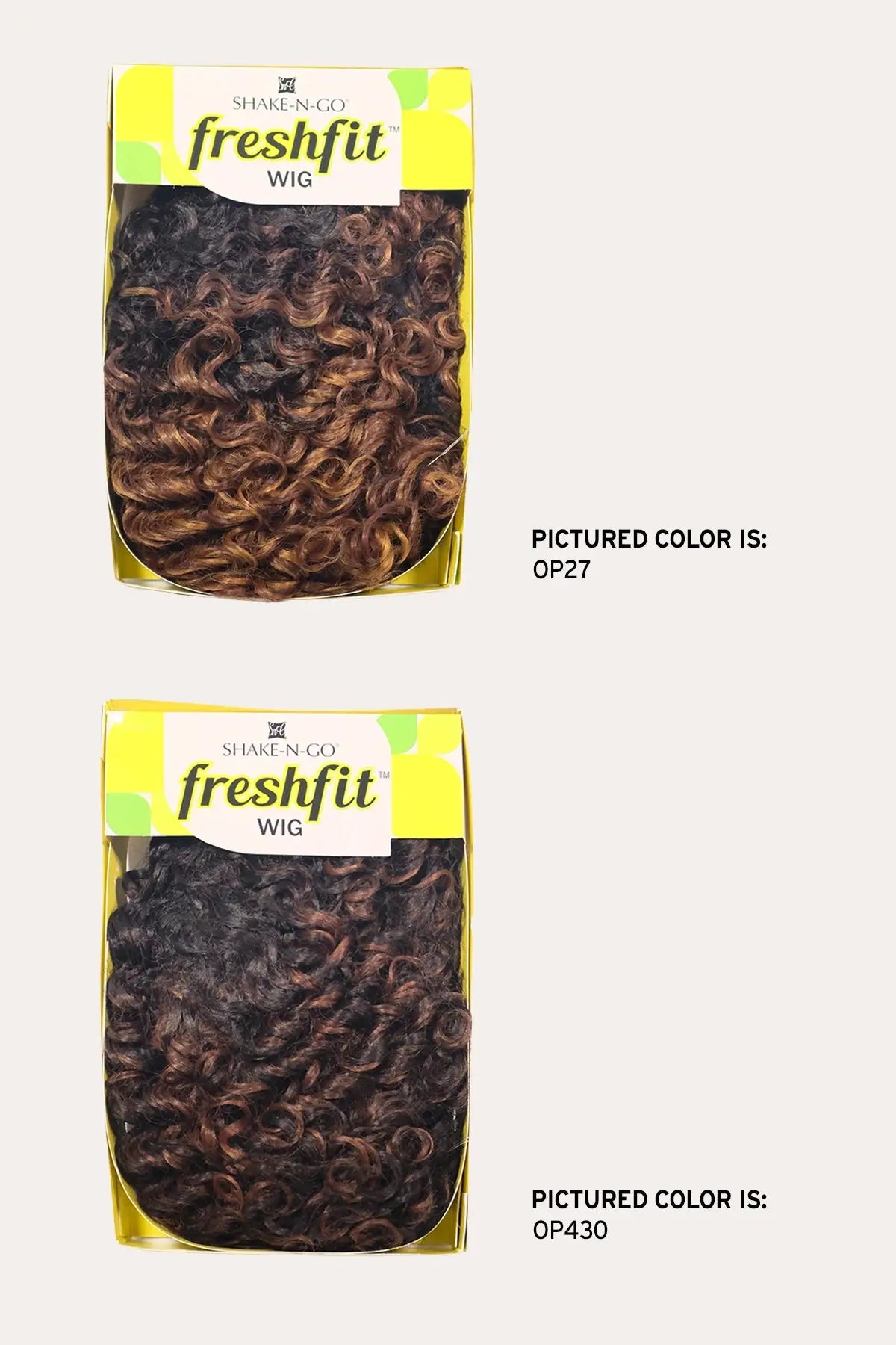 SHAKE N GO FRESHFIT FULL CAP WIG - OLIVE
