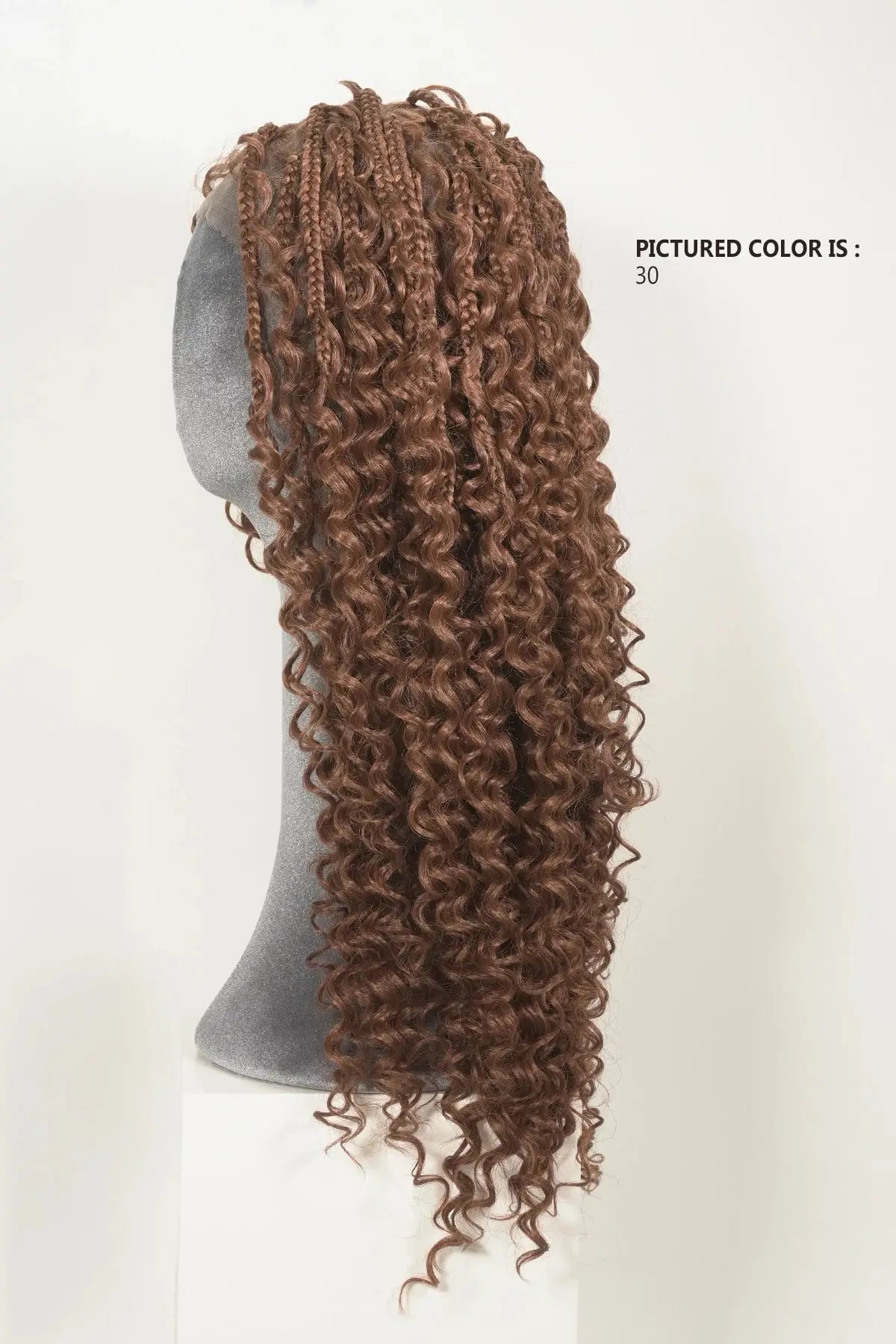 SHAKE N GO BRAIDED WHOLE LACE WIG - MISTY BOHO BOX 24"
