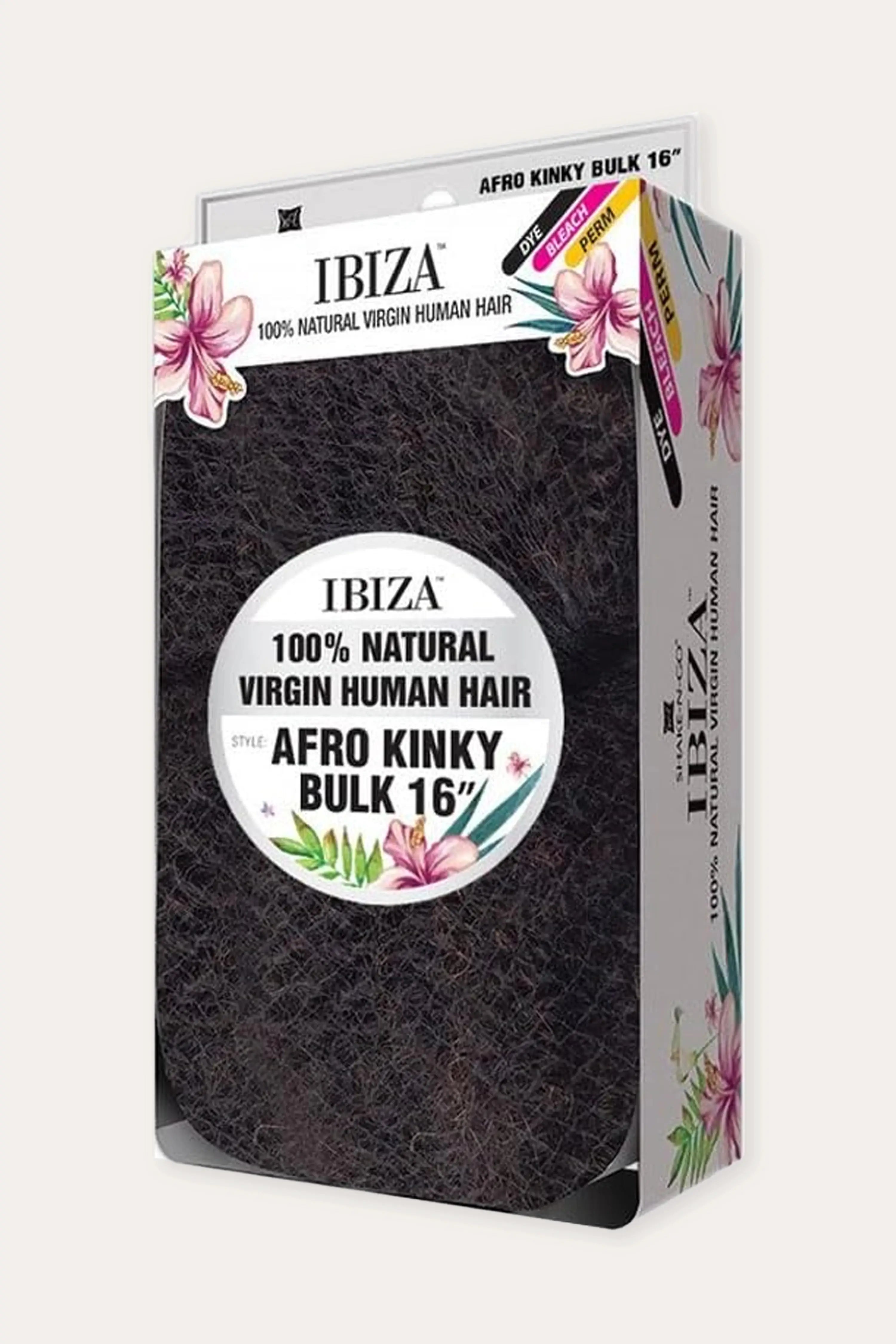 SHAKE N GO VIRGIN HUMAN HAIR IBIZA AFRO KINKY BULK 16"