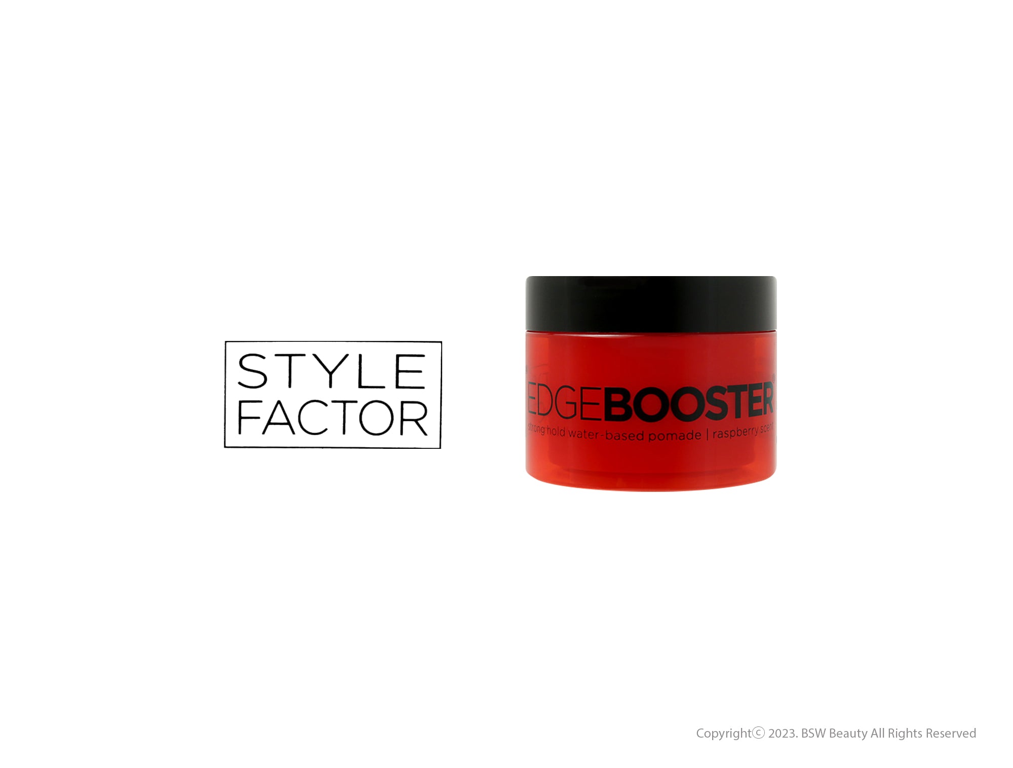 STYLE FACTOR EDGE BOOSTER STRONG HOLD WATER-BASED POMADE 3.38oz - 4 TYPES