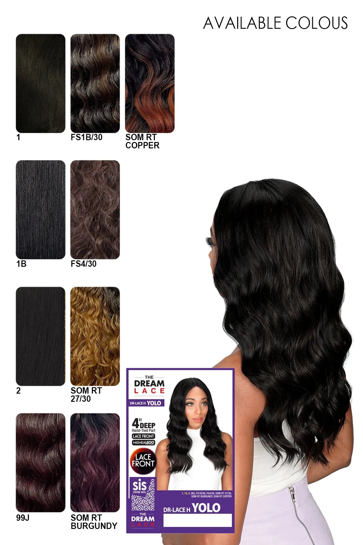 ZURY SIS THE CREAM LACE 4" DEEP LACE FRONT WIG - YOLO - BSW BEAUTY CANADA