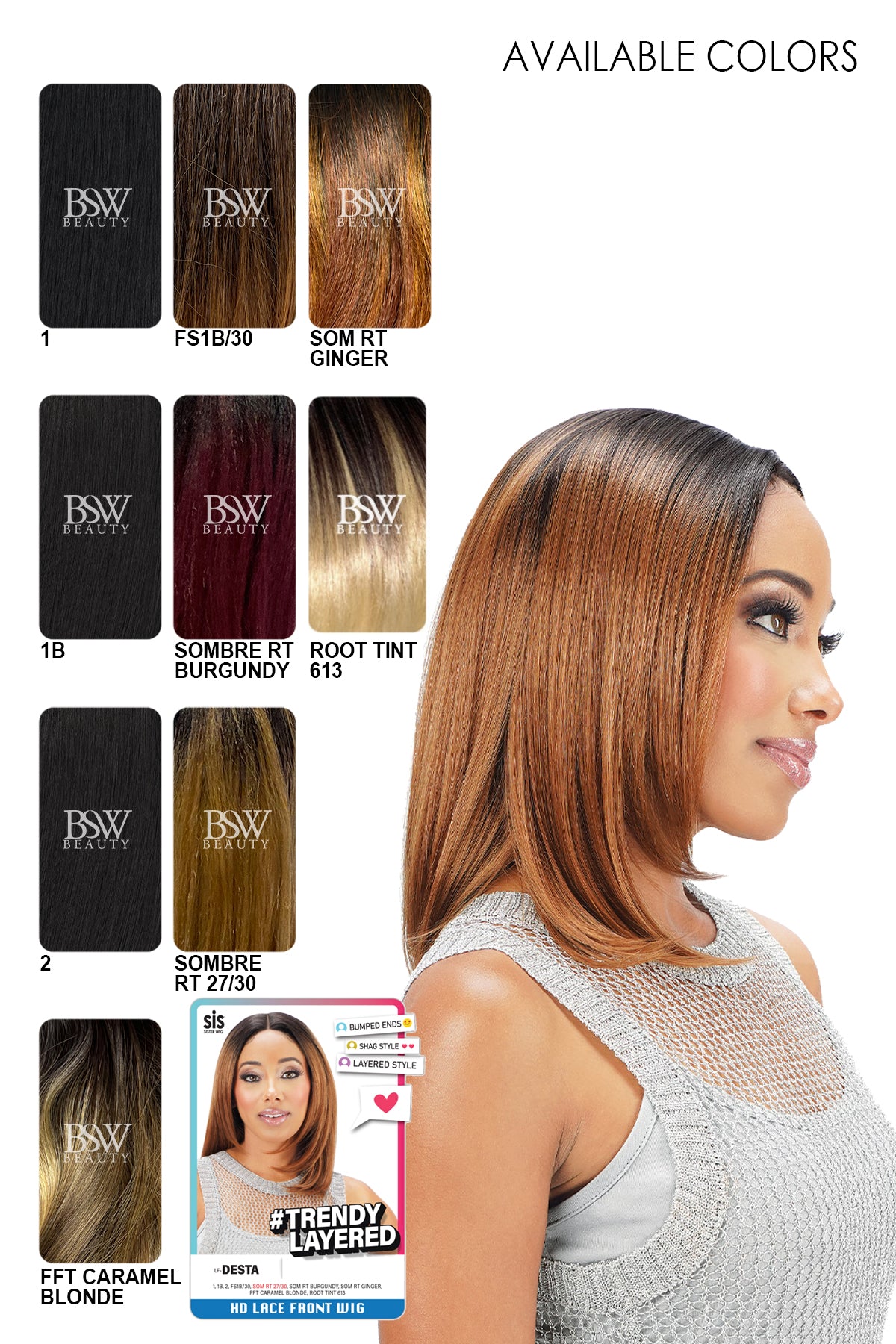 ZURY SIS HD LACE FRONT WIG - DESTA - BSW BEAUTY CANADA