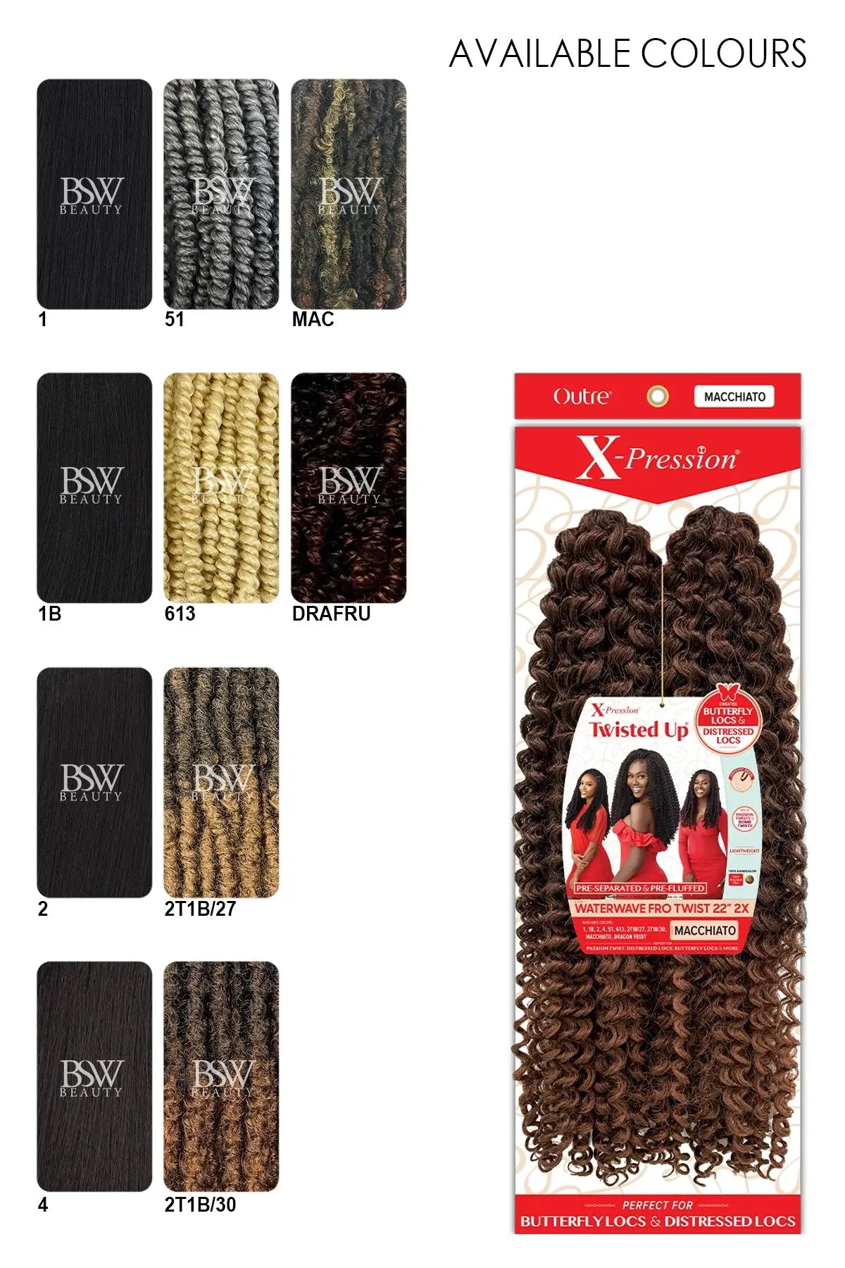 OUTRE 2X WATERWAVE FRO TWIST 22