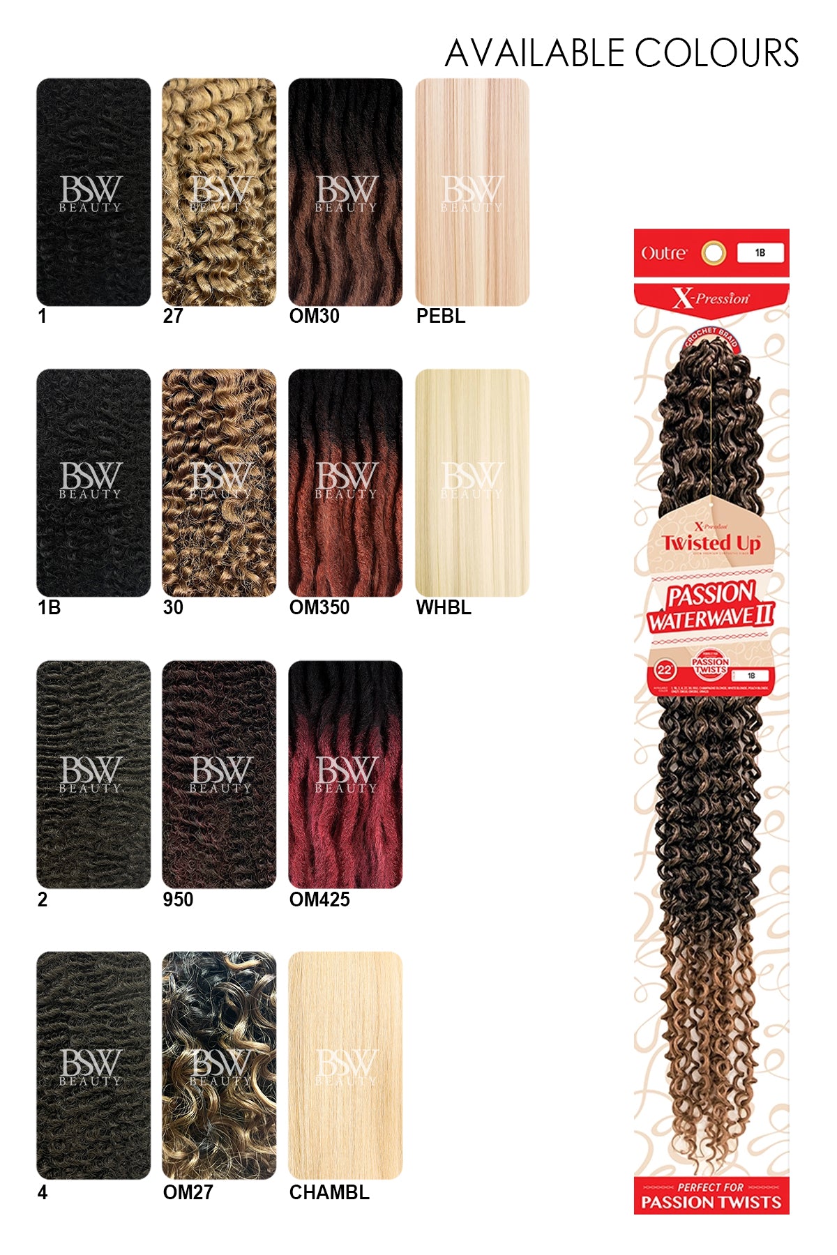 OUTRE BRAIDED PASSION WATER WAVE II 22" - BSW BEAUTY CANADA