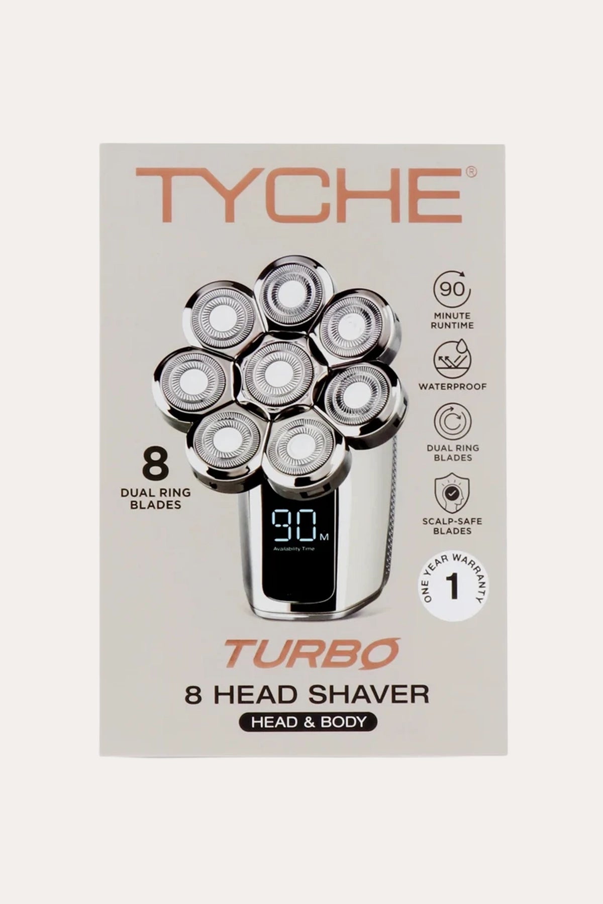 TYCHE TURBO 8 BLADES HEAD SHAVER